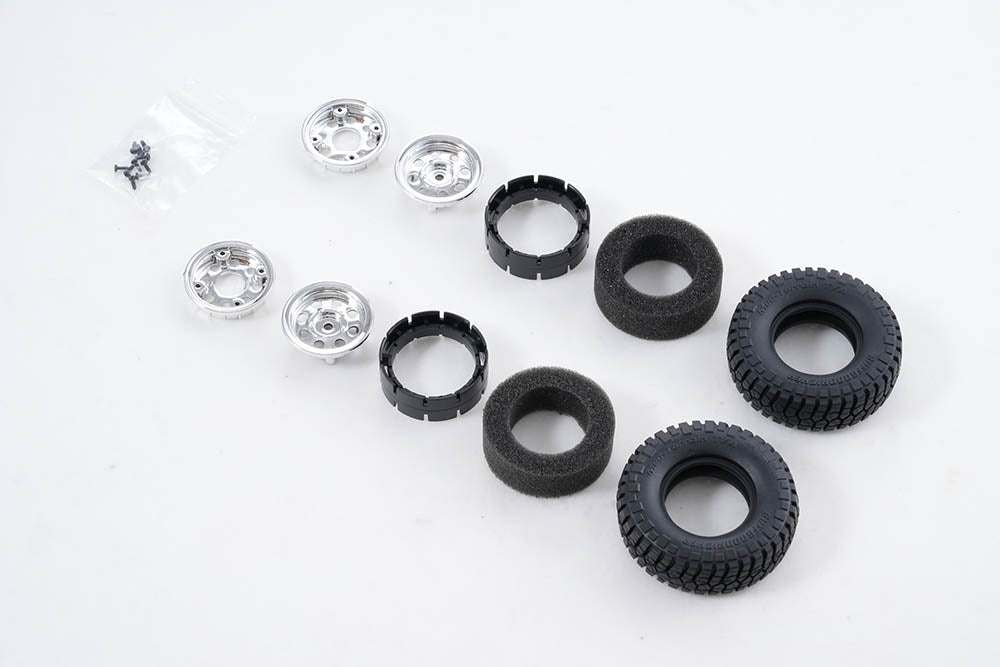 FCX18 K10 WHEEL SET-HOBBY ZONE