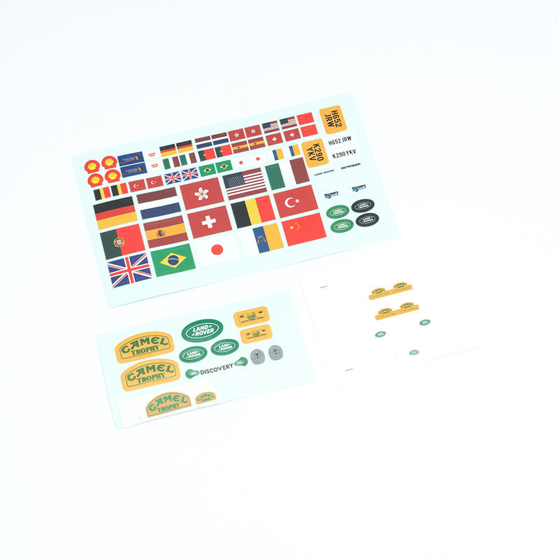 FCX24M Discovery Car Body Decal Sheet-HOBBY ZONE