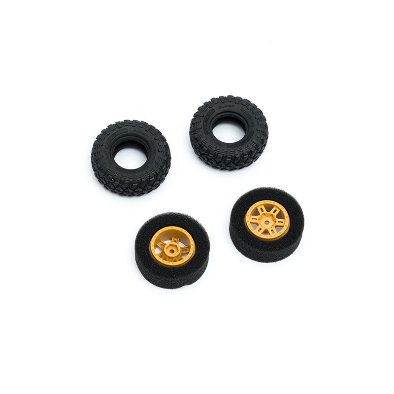 FCX24M Defender 110/90 Wheel Assembly Set-HOBBY ZONE