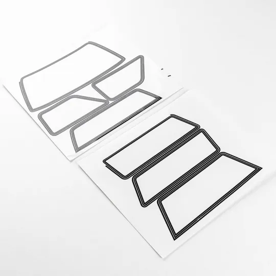 1:10 CHEVROLET K5 BLAZER TRANSPARENT WINDOW DECAL SHEET-C3727