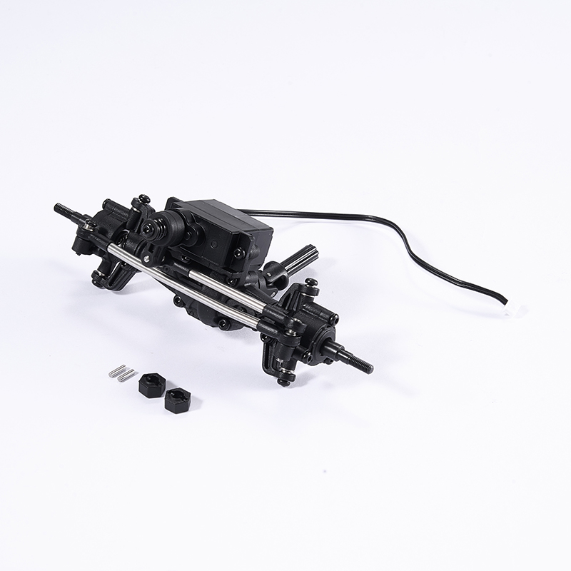 FCX18 II-160 Front Axle Assembly Brushed (Diff + Portal Axle) / (Diff) /  (Portal Axle)