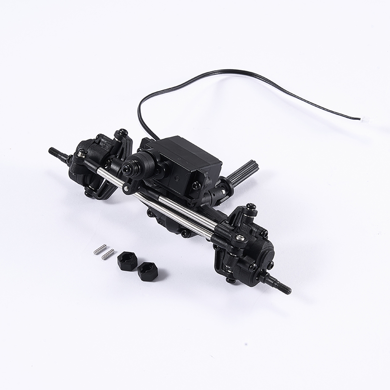FCX18 II-160 Front Axle Assembly Brushed (Diff + Portal Axle) / (Diff) /  (Portal Axle)