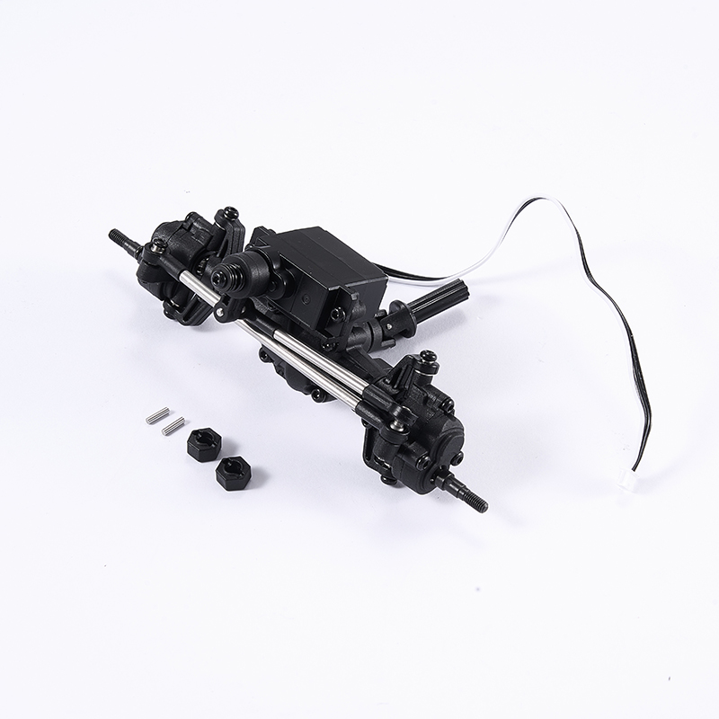 FCX18 II-160 Front Axle Assembly Brushed (Diff + Portal Axle) / (Diff) /  (Portal Axle)