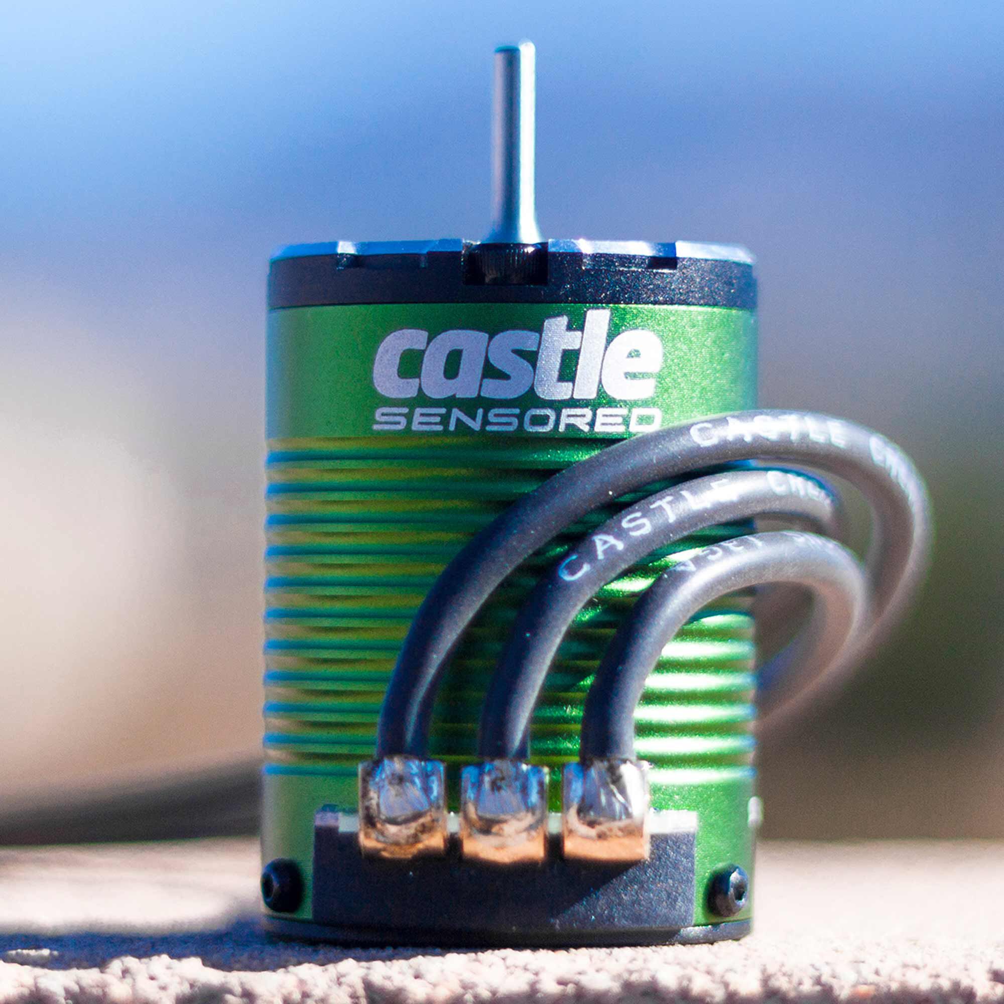 Castle Creations 1:10 SV3 Sidewinder Waterproof ESC / 1406-4600Kv Brushless Motor Combo: 4mm Bullet