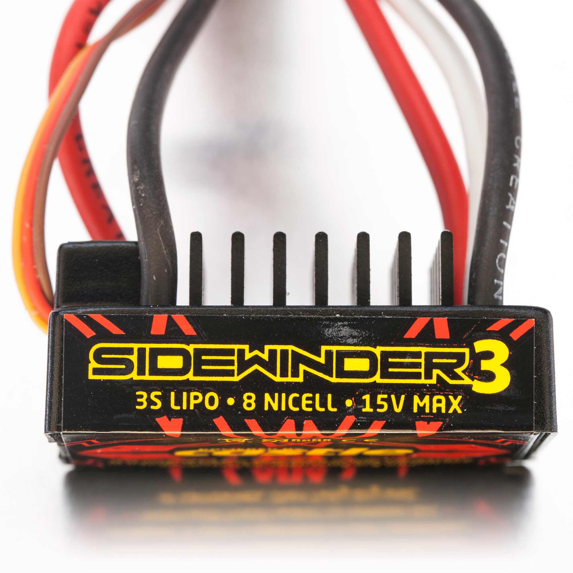 Castle Creations 1:10 SV3 Sidewinder Waterproof ESC / 1406-4600Kv Brushless Motor Combo: 4mm Bullet