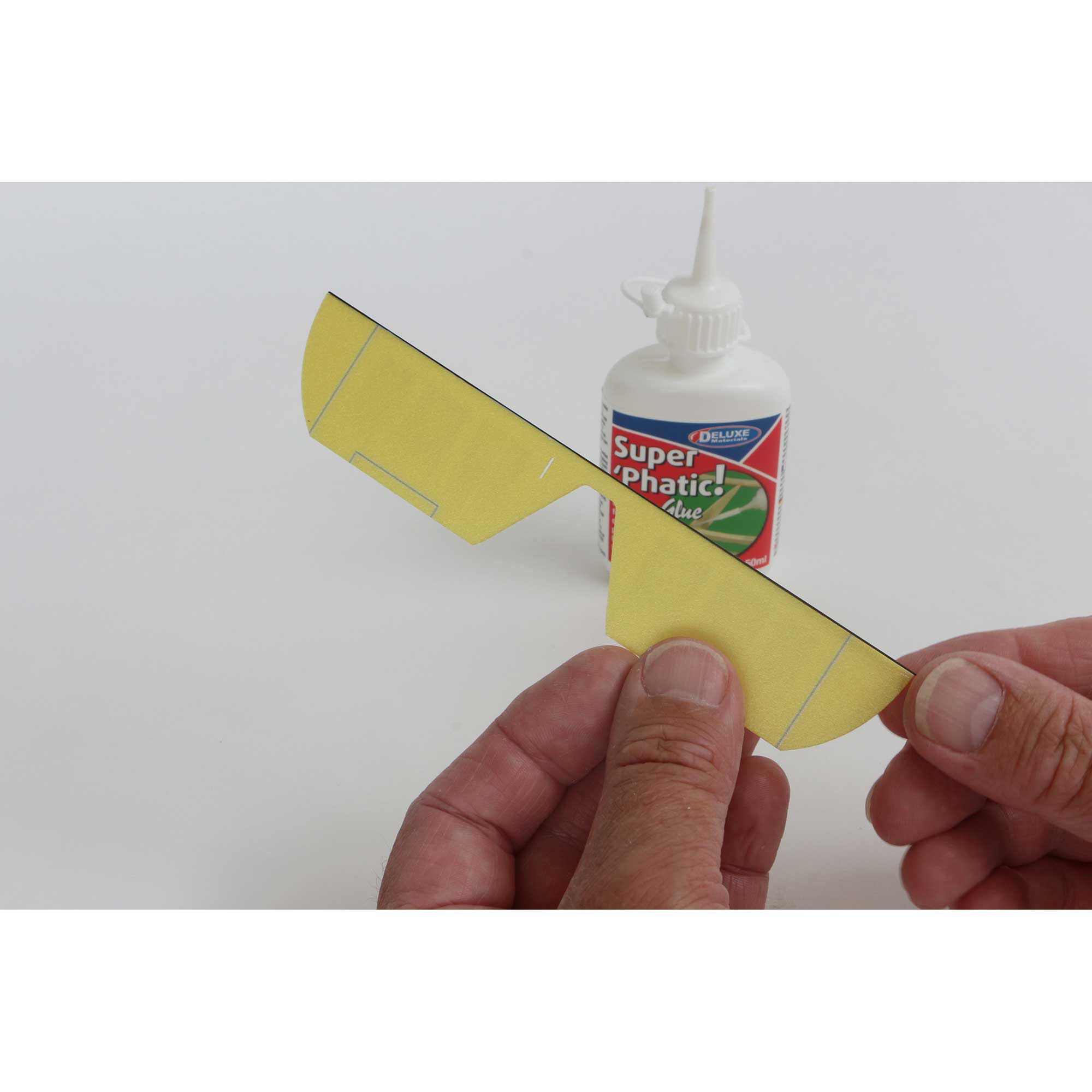 Deluxe Materials Foam 2 Foam, Foam Safe Glue (50ml): EPO, EPS, Wood-DLMAD34