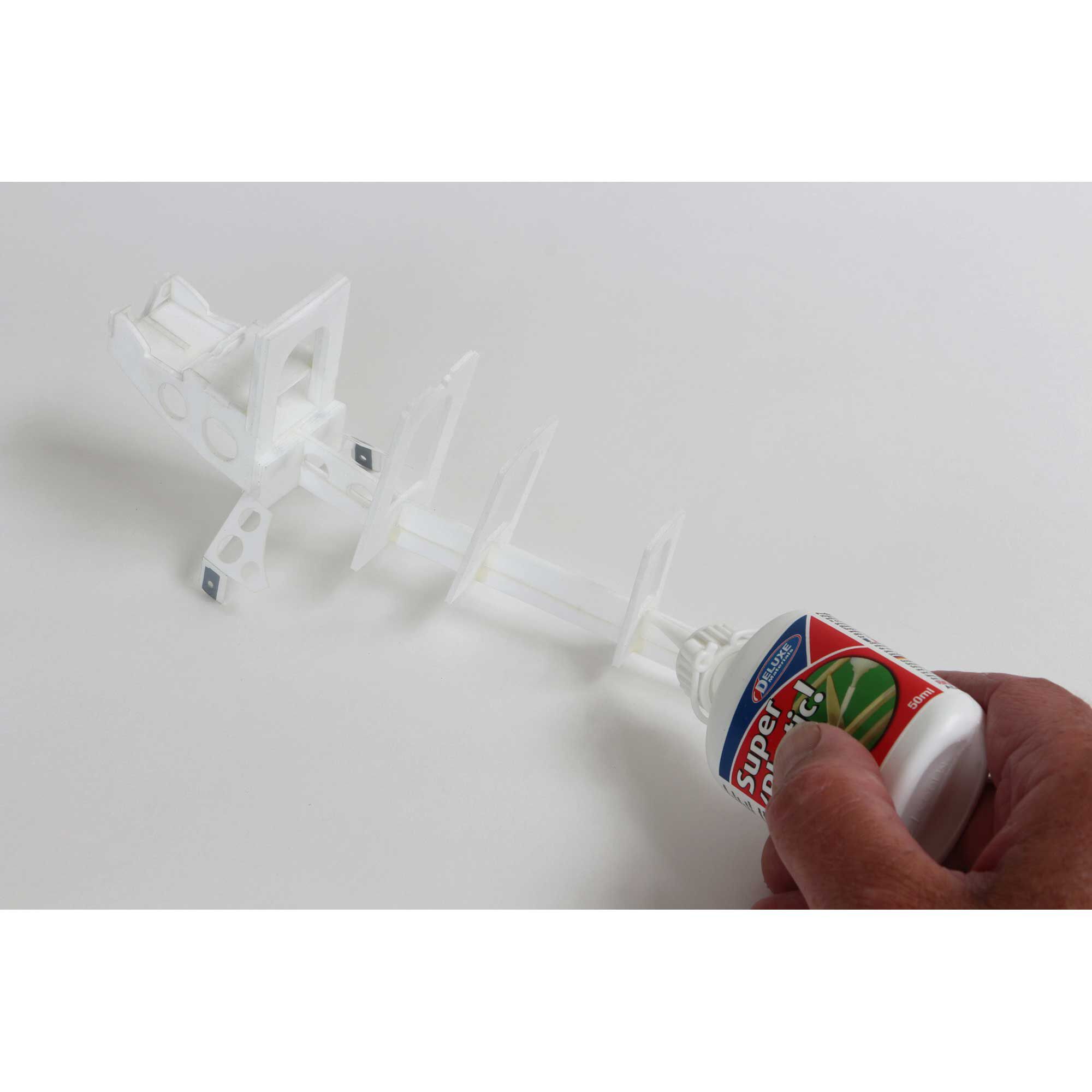 Deluxe Materials Foam 2 Foam, Foam Safe Glue (50ml): EPO, EPS, Wood-DLMAD34