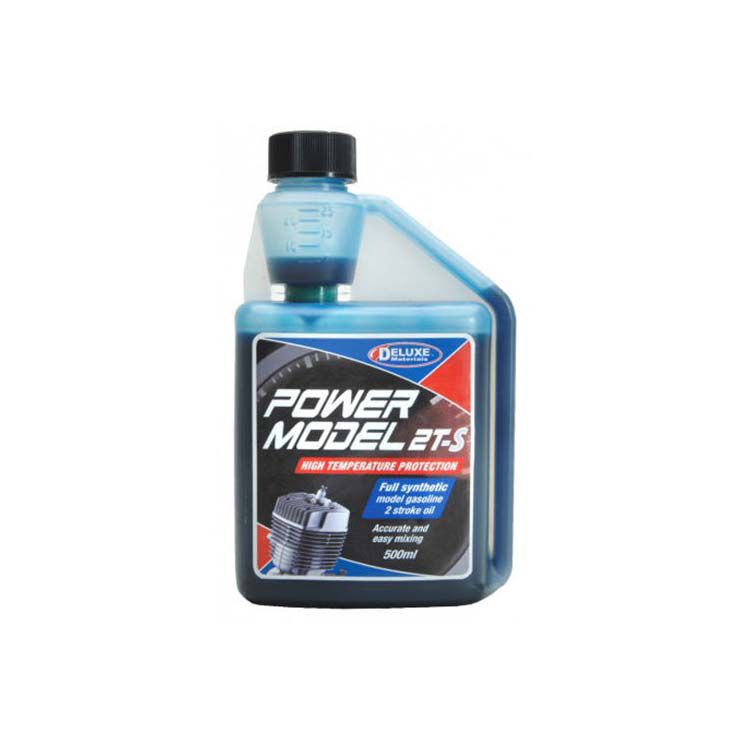 Deluxe Materials Power Model 2T-S Synthetic 2-Stroke Oil, 500ml-DLMLU01