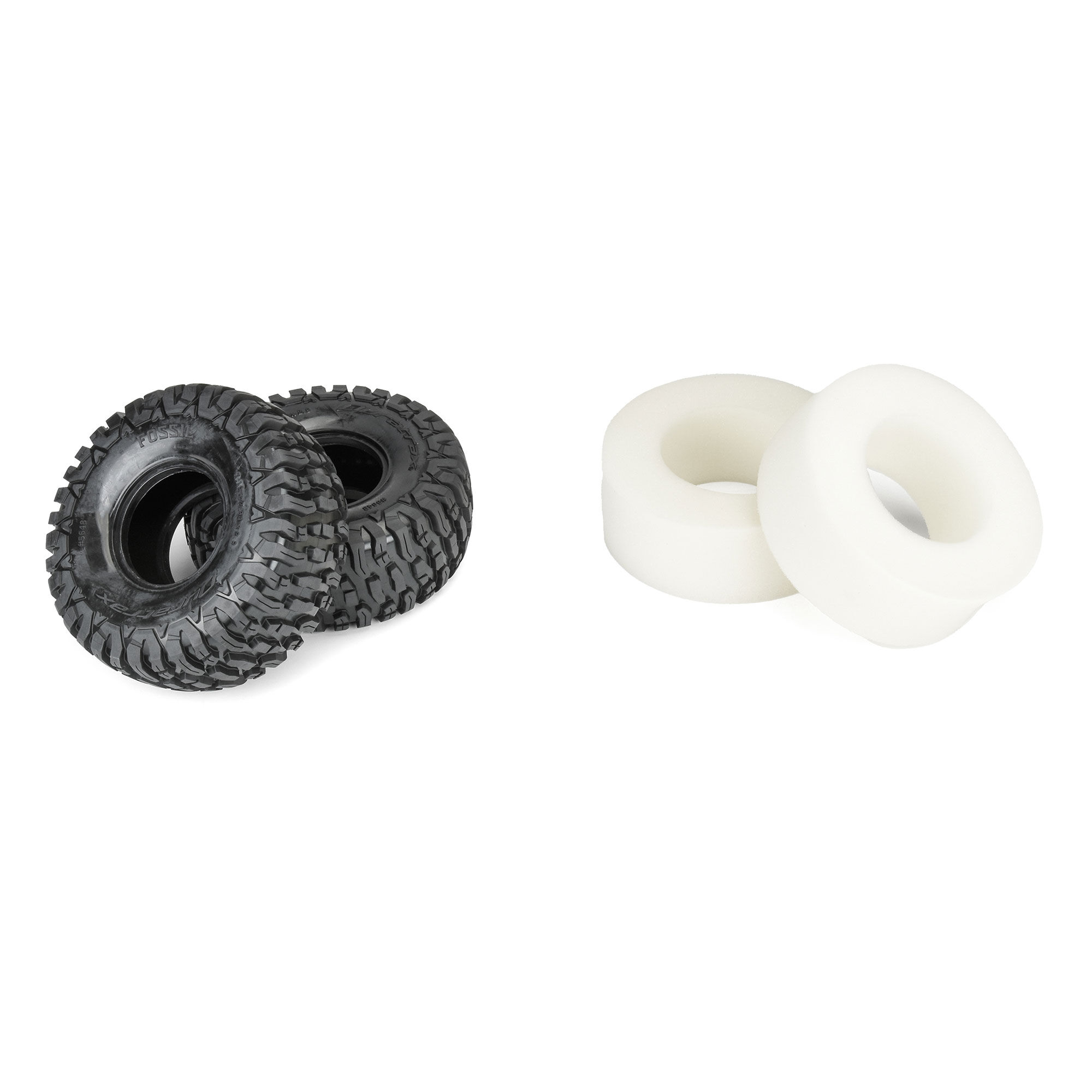 Duratrax 1:6 Fossil Front/Rear 2.9" Crawler Tires (2): SCX6-DTX5648