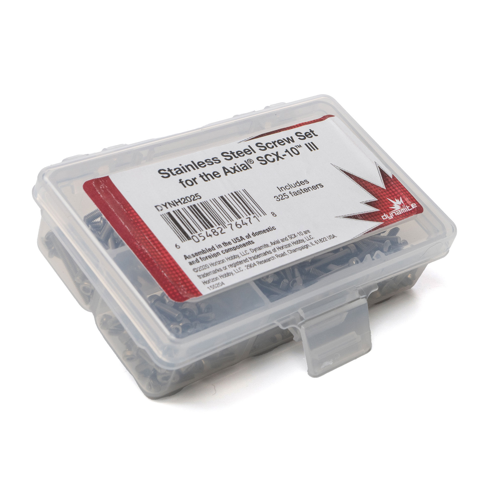 Dynamite Stainless Steel Screw Set: Axial SCX10 III-DYNH2025