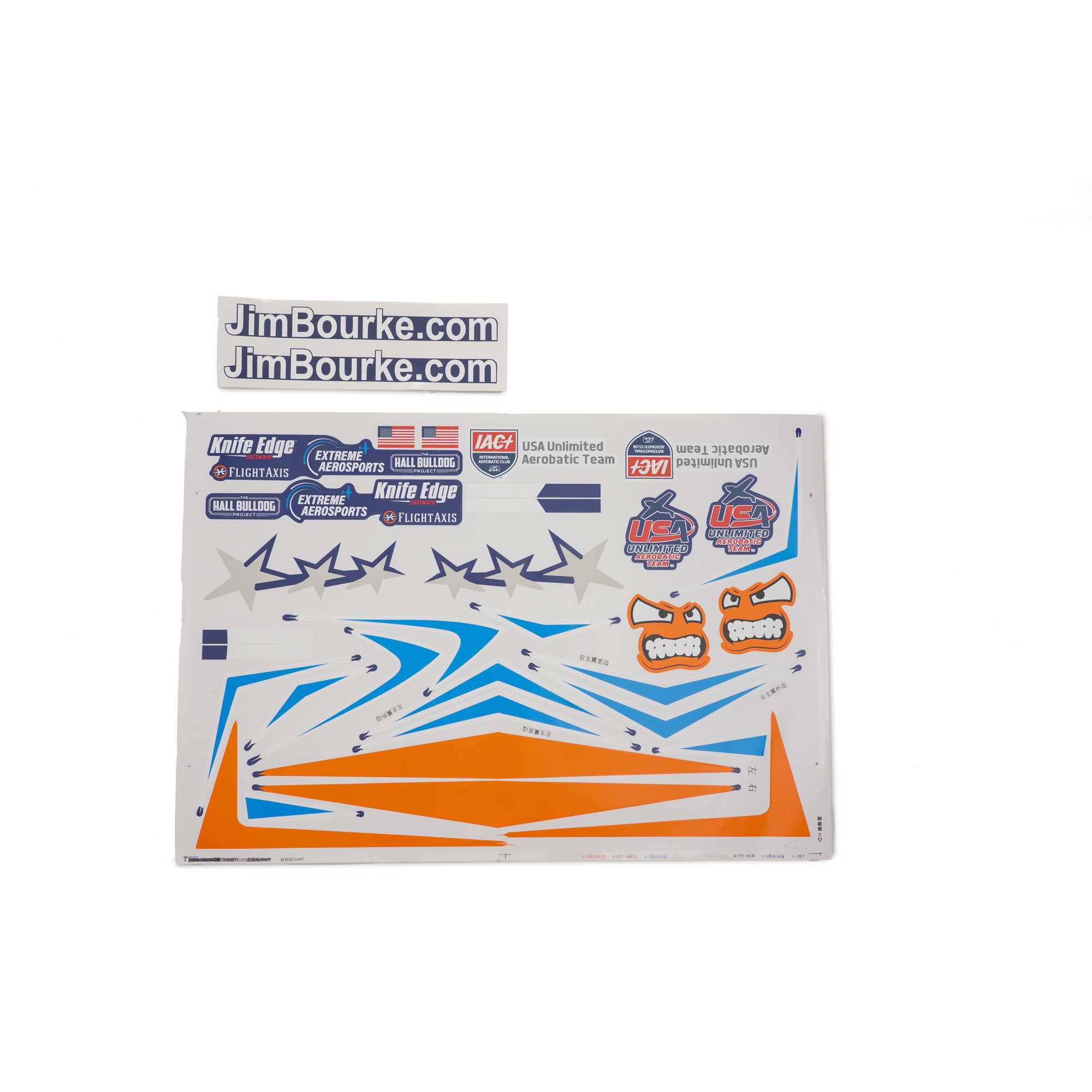 E-flite Decal Sheet: Extra 330 SC 1.3m-EFL-1239