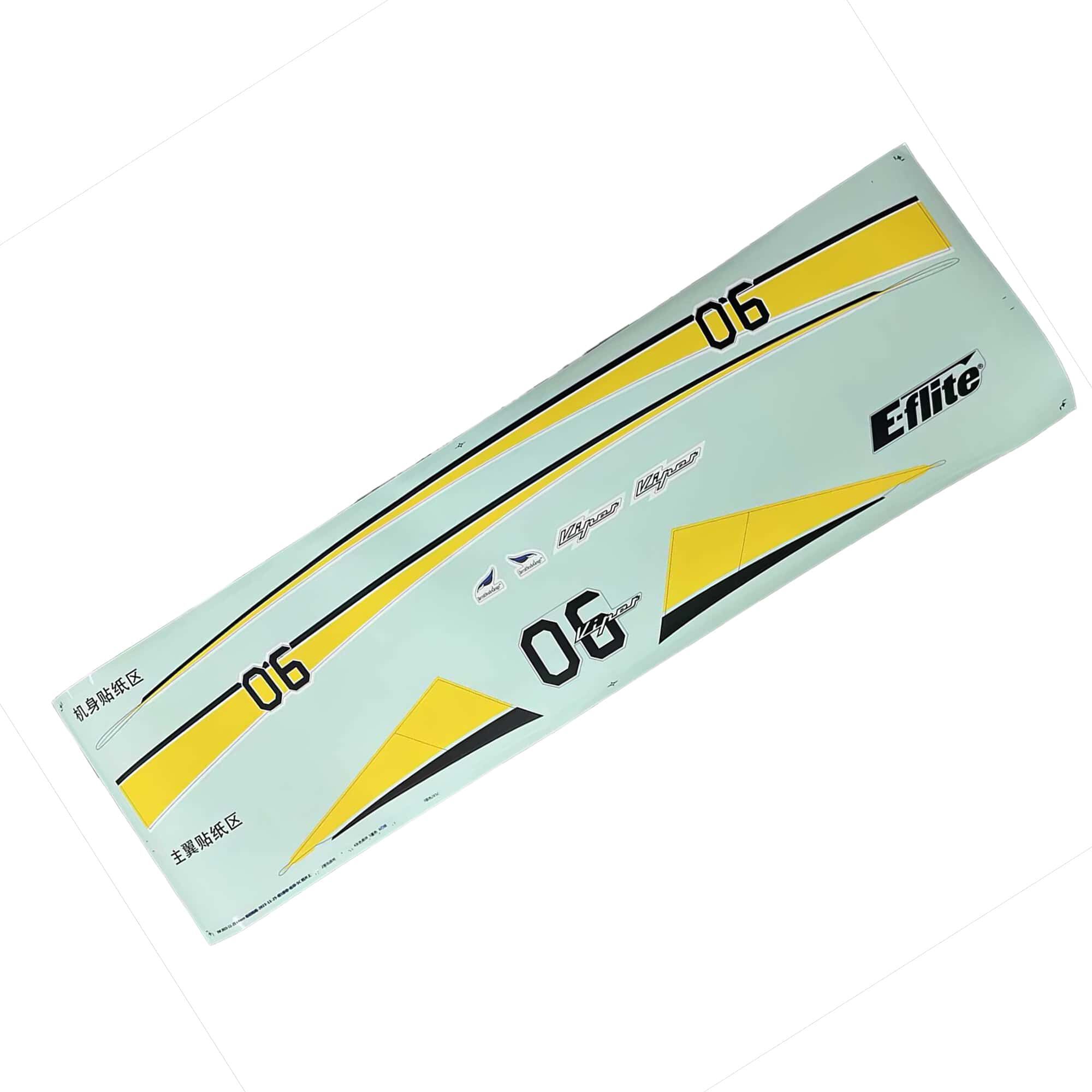E-flite Decal Set: Viper 64mm EDF Jet-EFL-1479