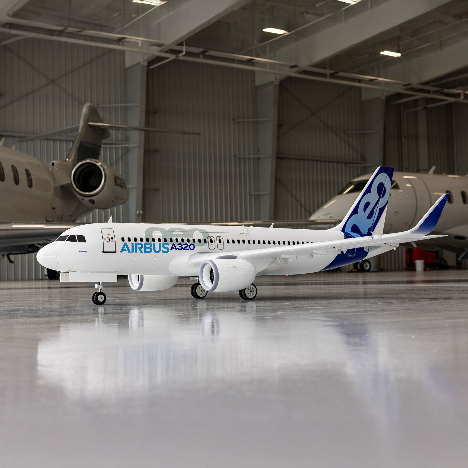 Airbus A320neo Twin 64mm EDF BNF Basic with AS3X+ and SAFE Select