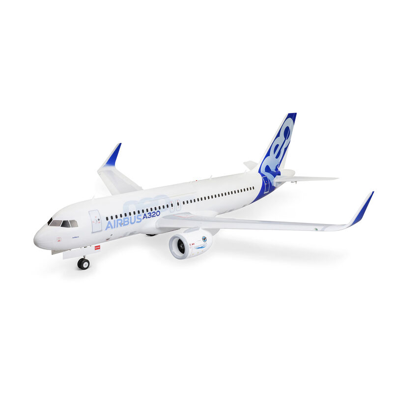 E-flite 64mm Airbus A320neo Twin EDF Jet BNF Basic w/ AS3X+ & SAFE