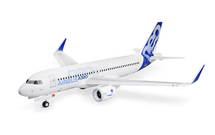 Livery Options for the E-flite Airbus A320neo Twin 64mm EDF RC Jet Airliner
