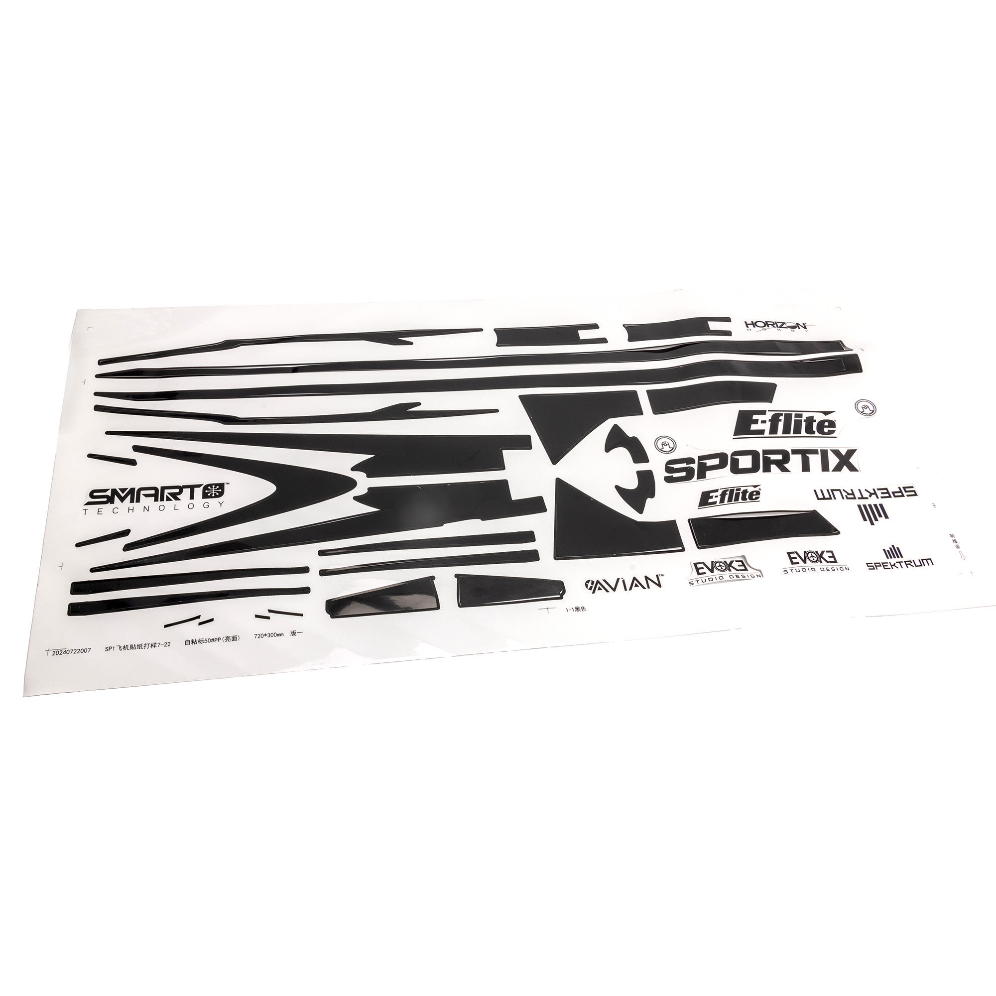 E-flite Decal Sheet: Sportix 1.1m-EFL-1967
