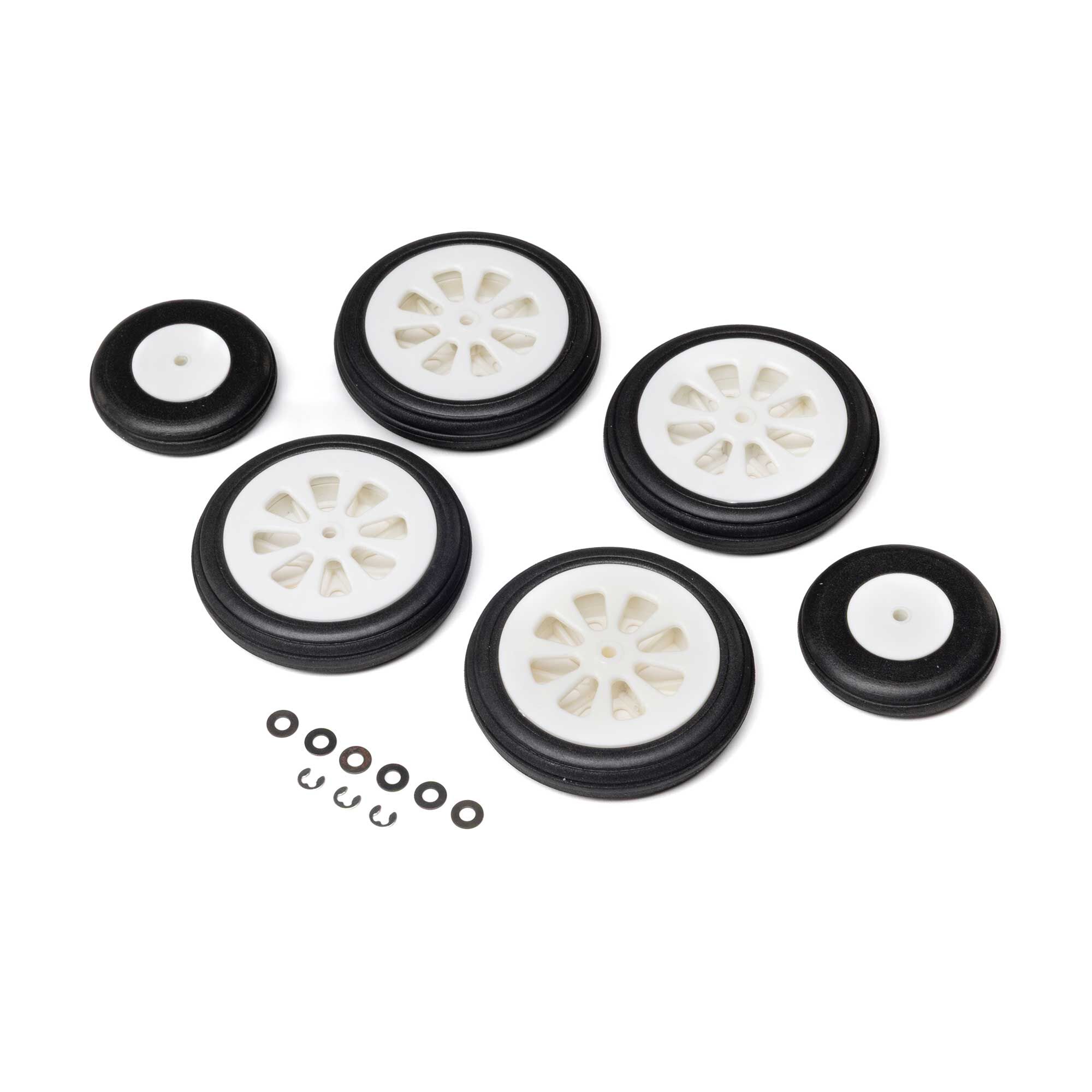 E-flite Wheel Set: Airbus A320 1.5m Airliner 64mm EDF Jet-EFL-2549