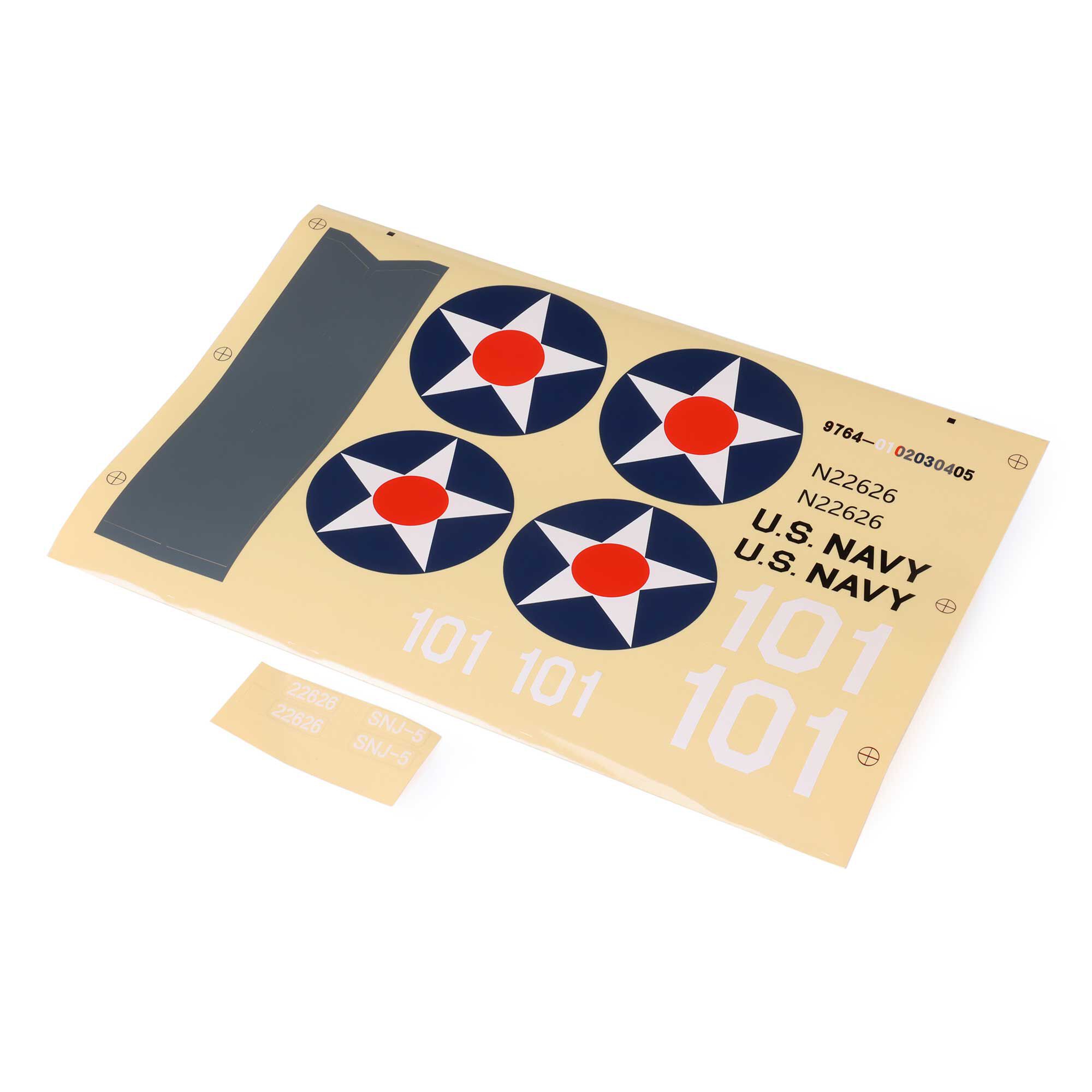 E-flite Decal Set: SNJ-5/AT-6 Texan 1.5m-EFL-2976