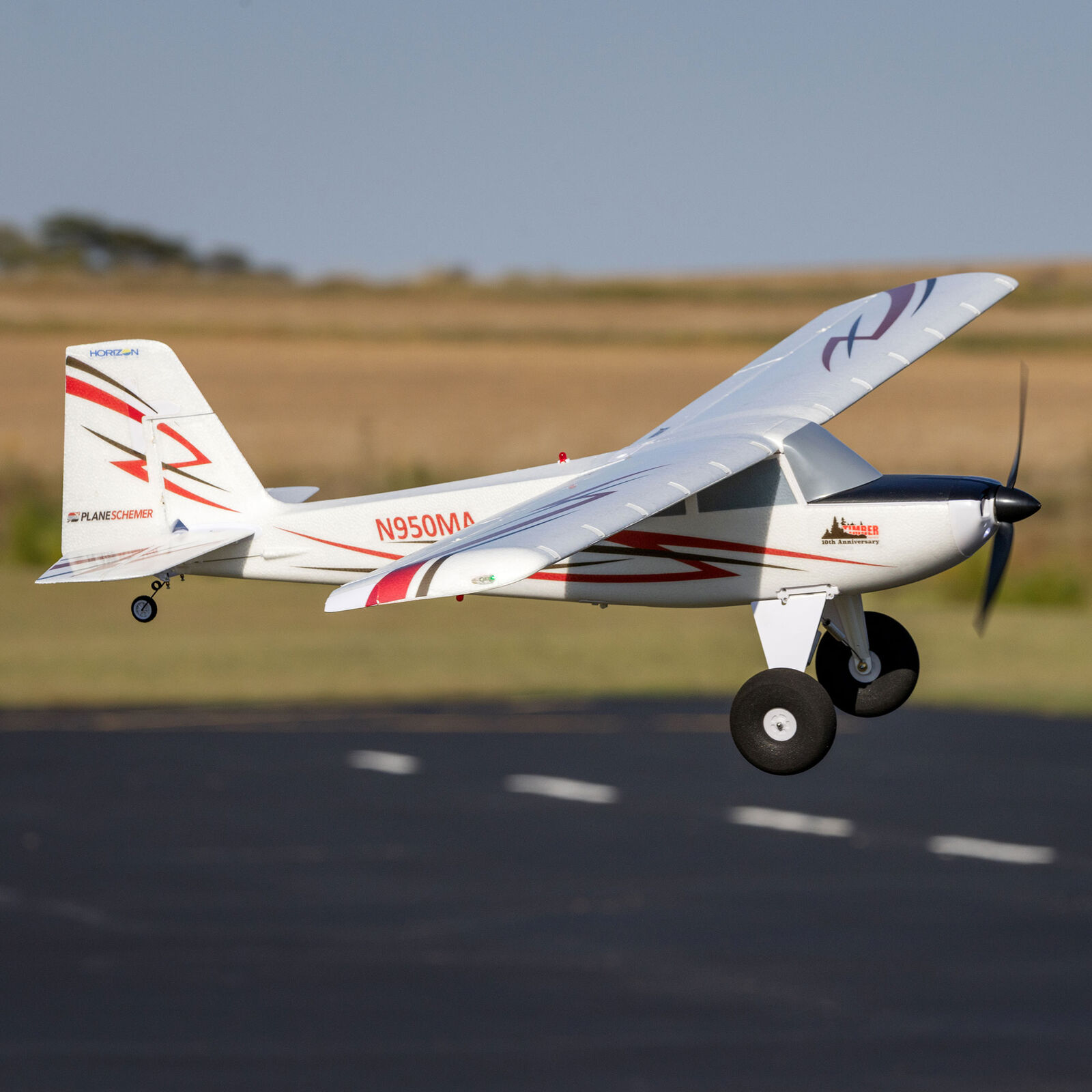 E-flite Timber 1500mm 10th Anniversary Special Edition BNF Basic with AS3X+ and SAFE Select-EFL-3352