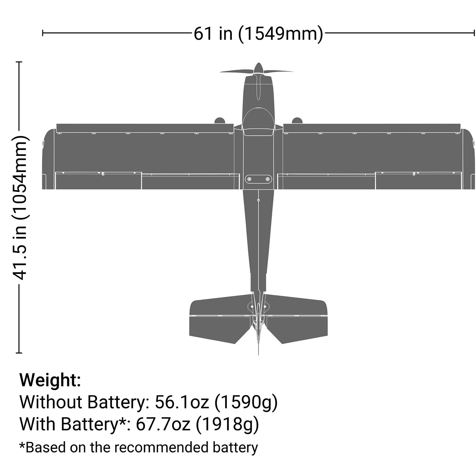 E-flite Timber 1500mm 10th Anniversary Special Edition BNF Basic with AS3X+ and SAFE Select-EFL-3352