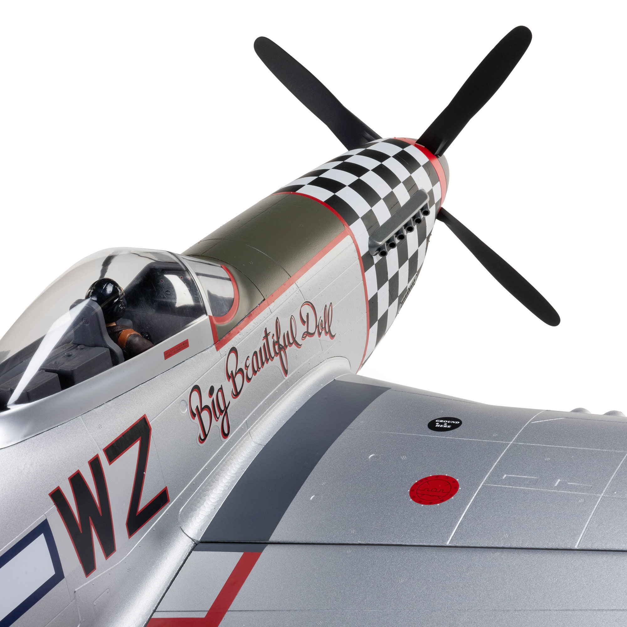 E-flite 1500mm P-51D Mustang BNF Basic-EFL-3359