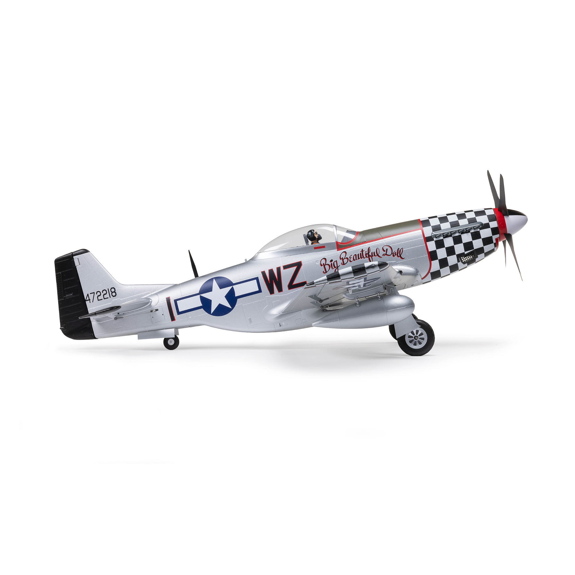 E-flite 1500mm P-51D Mustang BNF Basic-EFL-3359