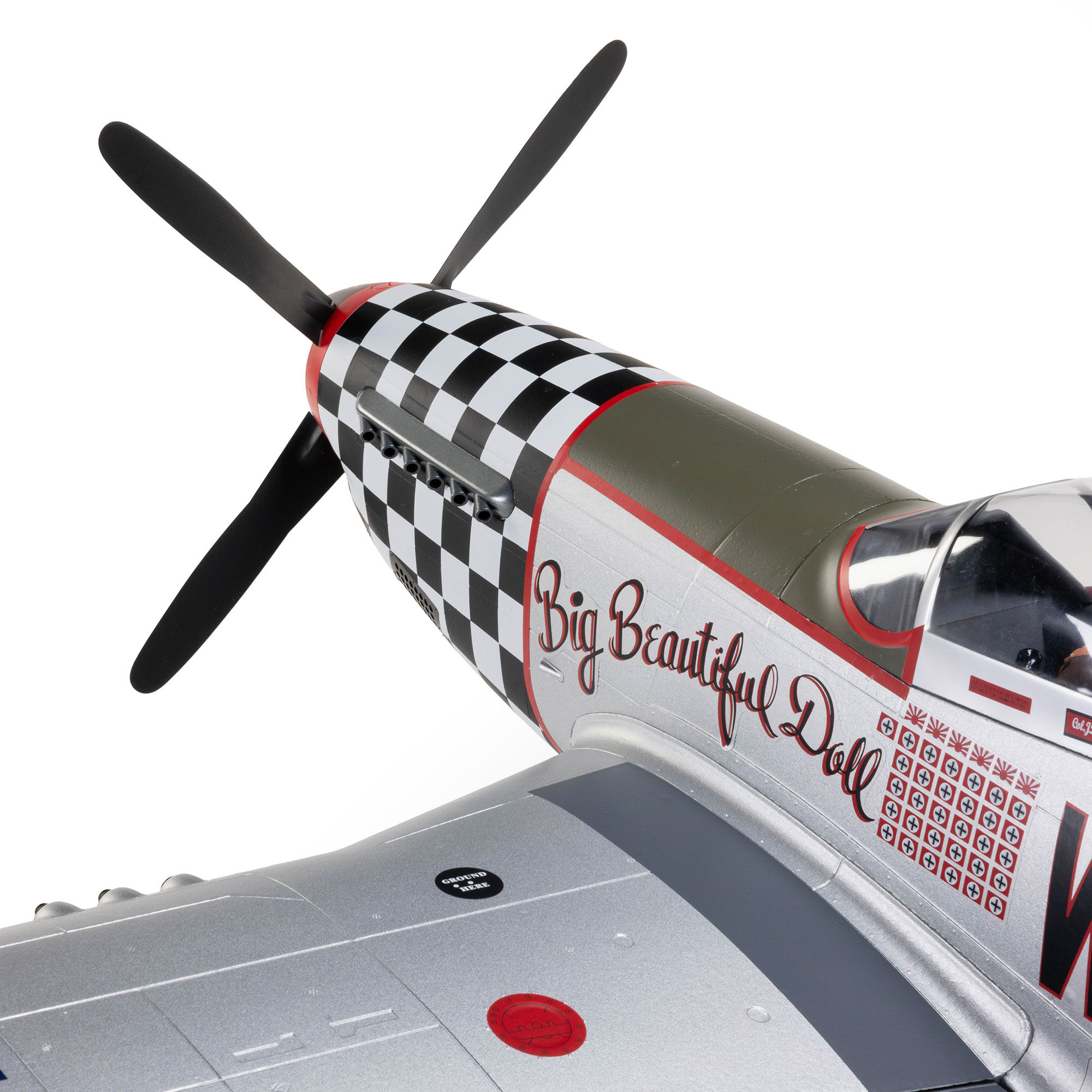 E-flite 1500mm P-51D Mustang BNF Basic-EFL-3359