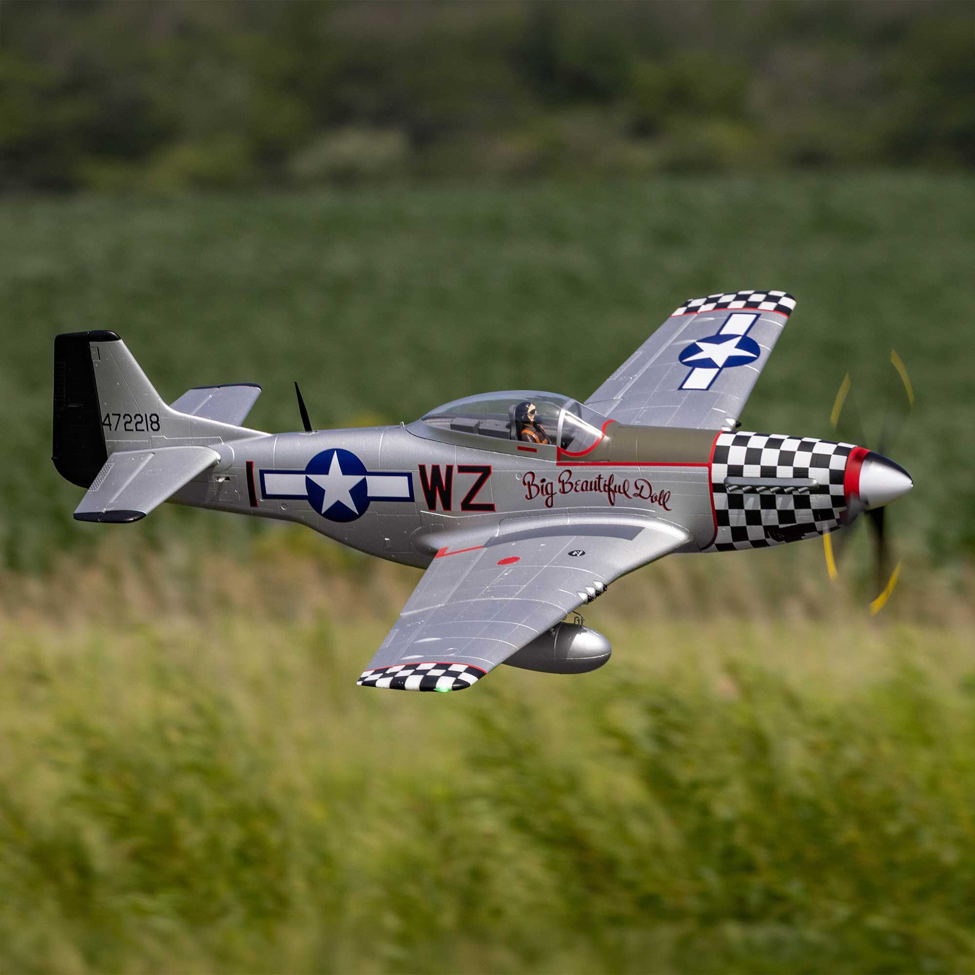 E-flite 1500mm P-51D Mustang BNF Basic-EFL-3359