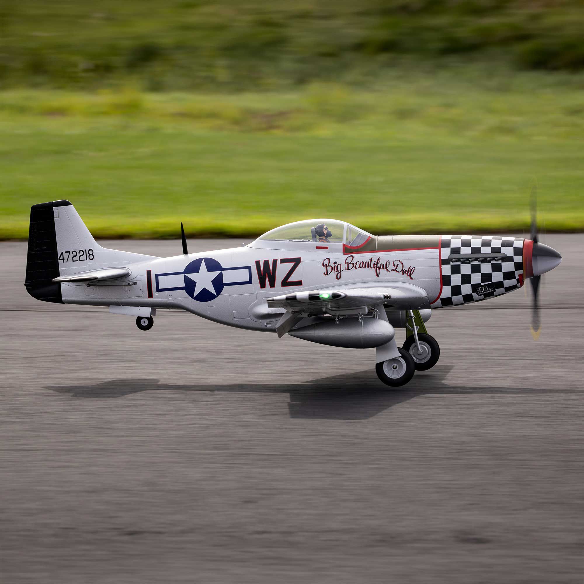 E-flite 1500mm P-51D Mustang BNF Basic-EFL-3359