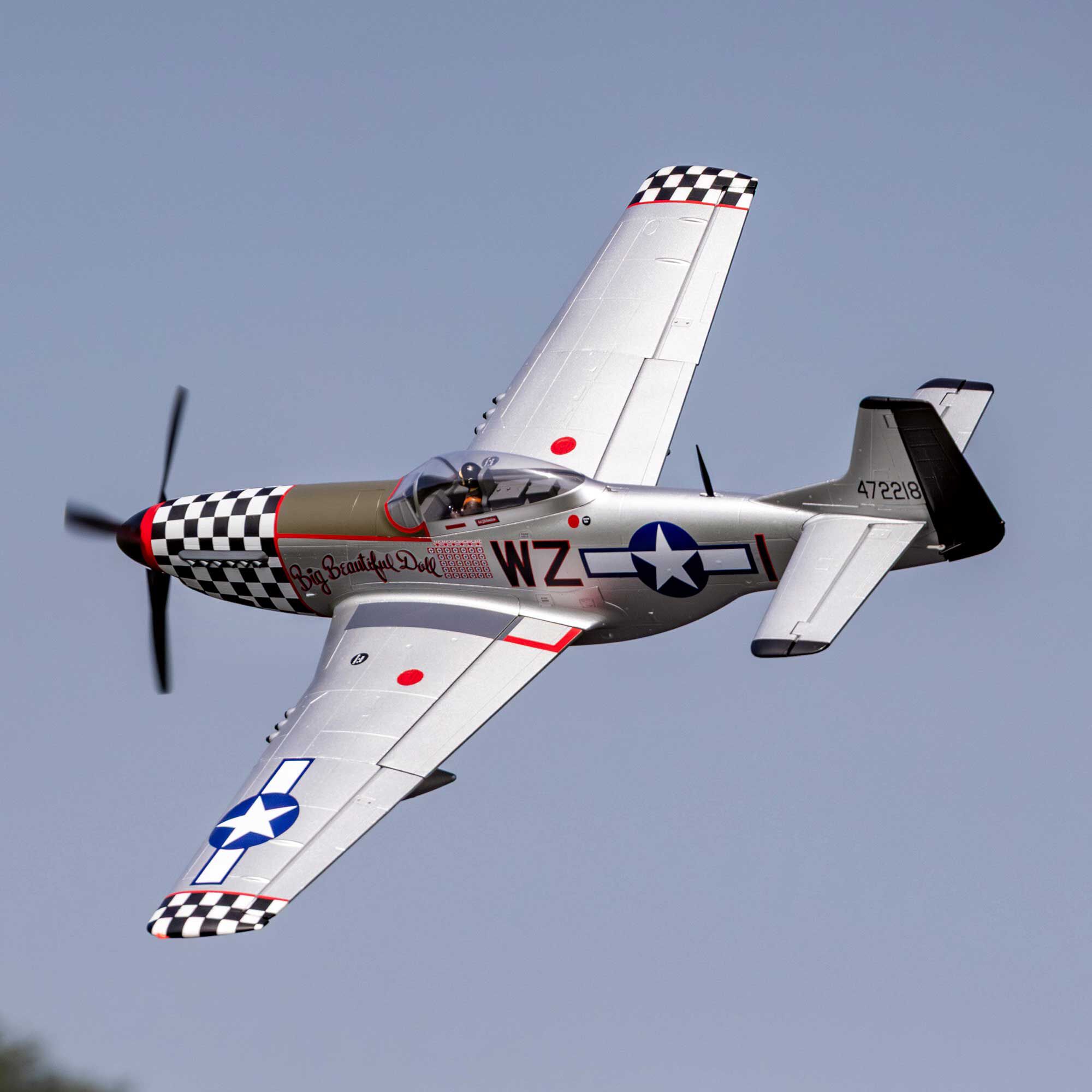 E-flite 1500mm P-51D Mustang BNF Basic-EFL-3359