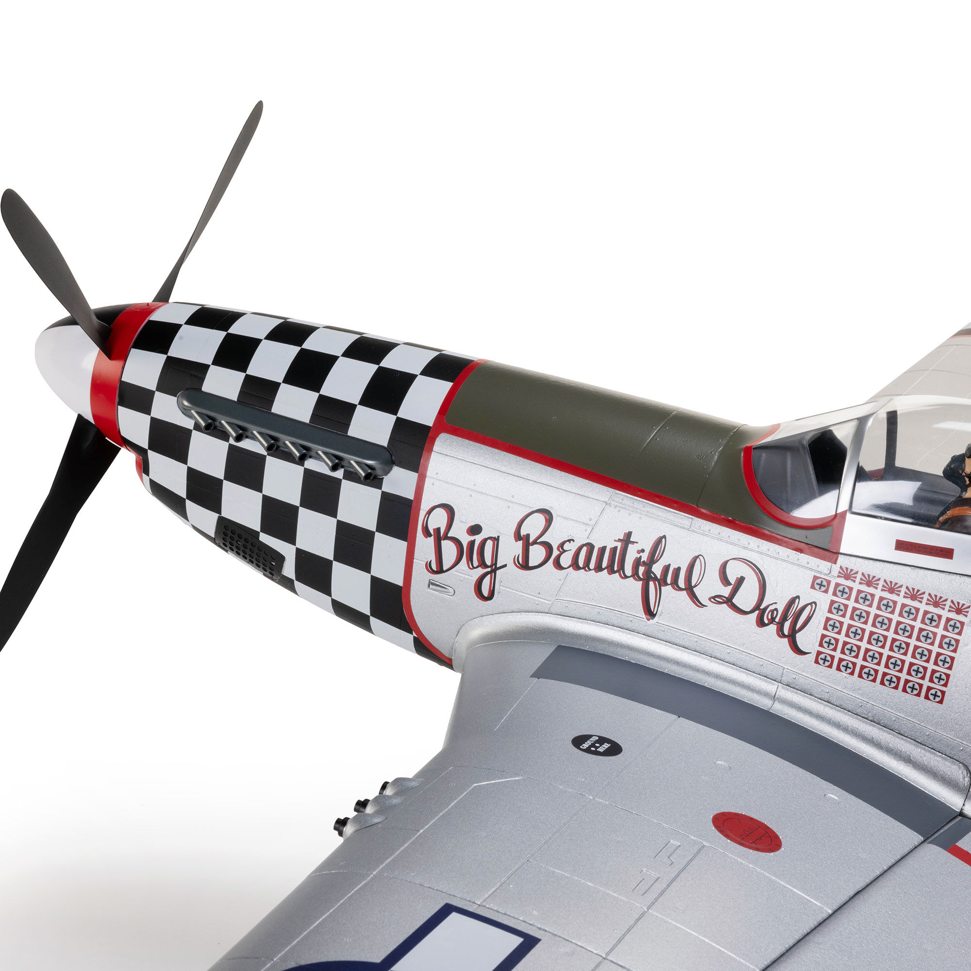 E-flite 1500mm P-51D Mustang BNF Basic-EFL-3359
