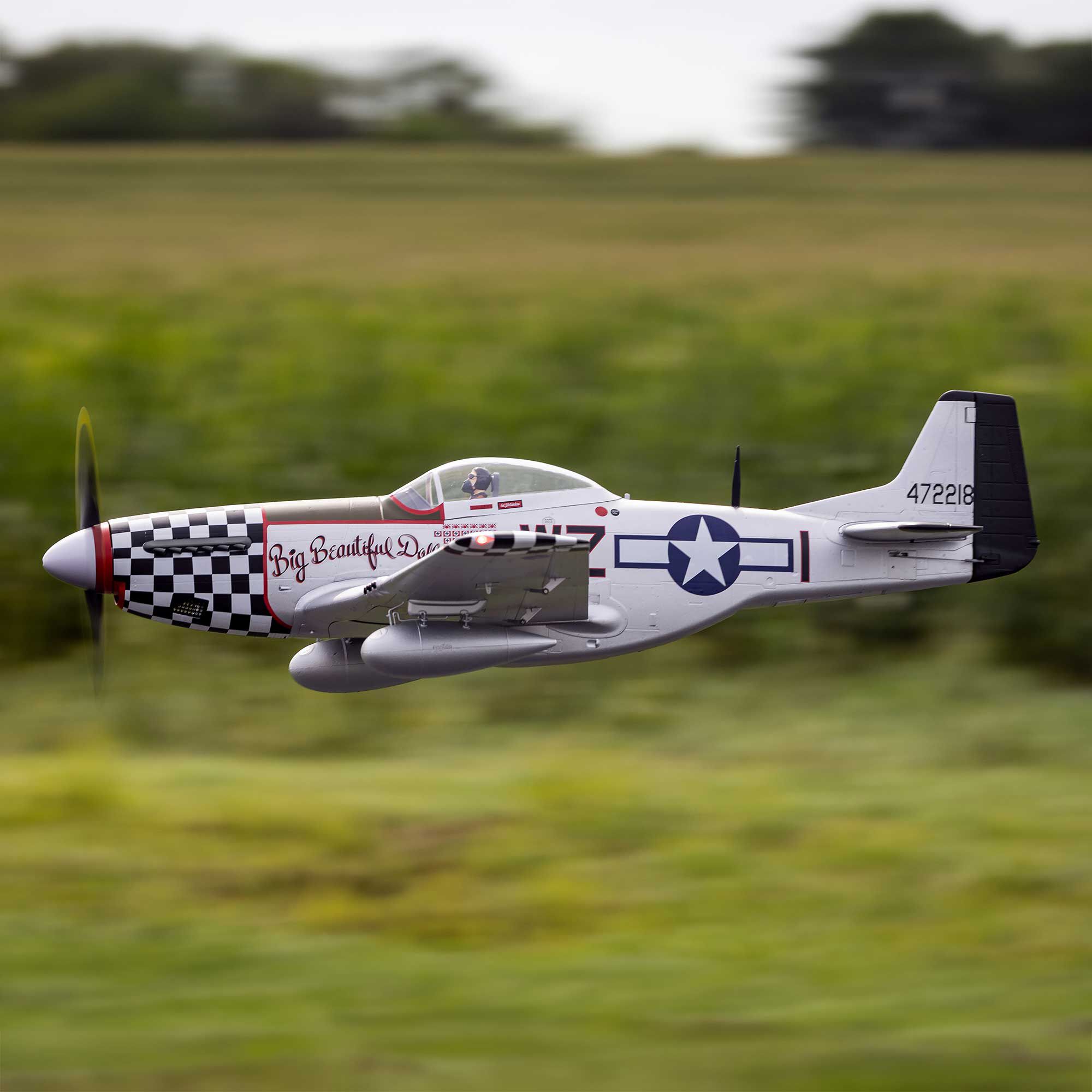 E-flite 1500mm P-51D Mustang BNF Basic-EFL-3359