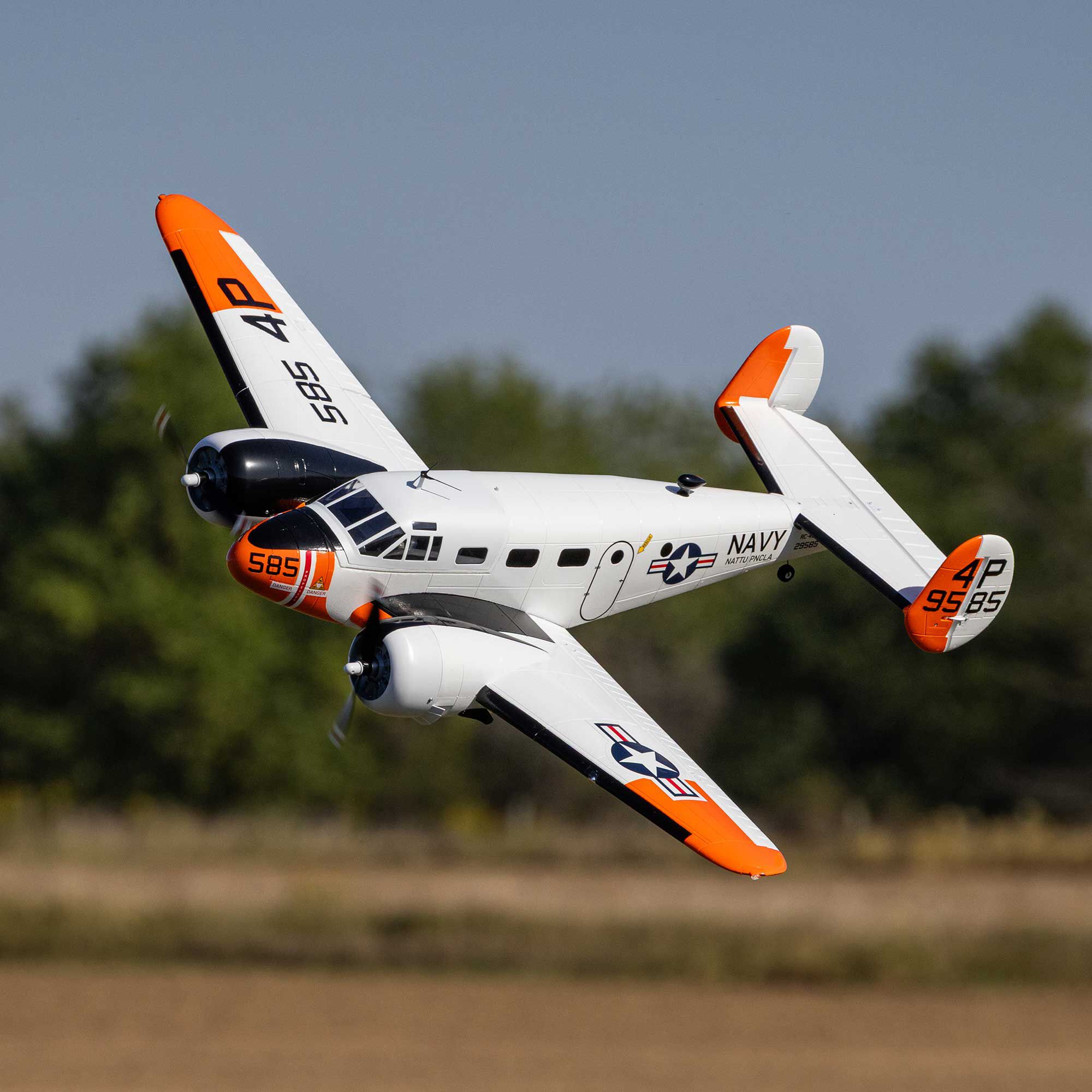 E-flite Beechcraft D18/RC-45J 1.5m PNP-EFL-3727