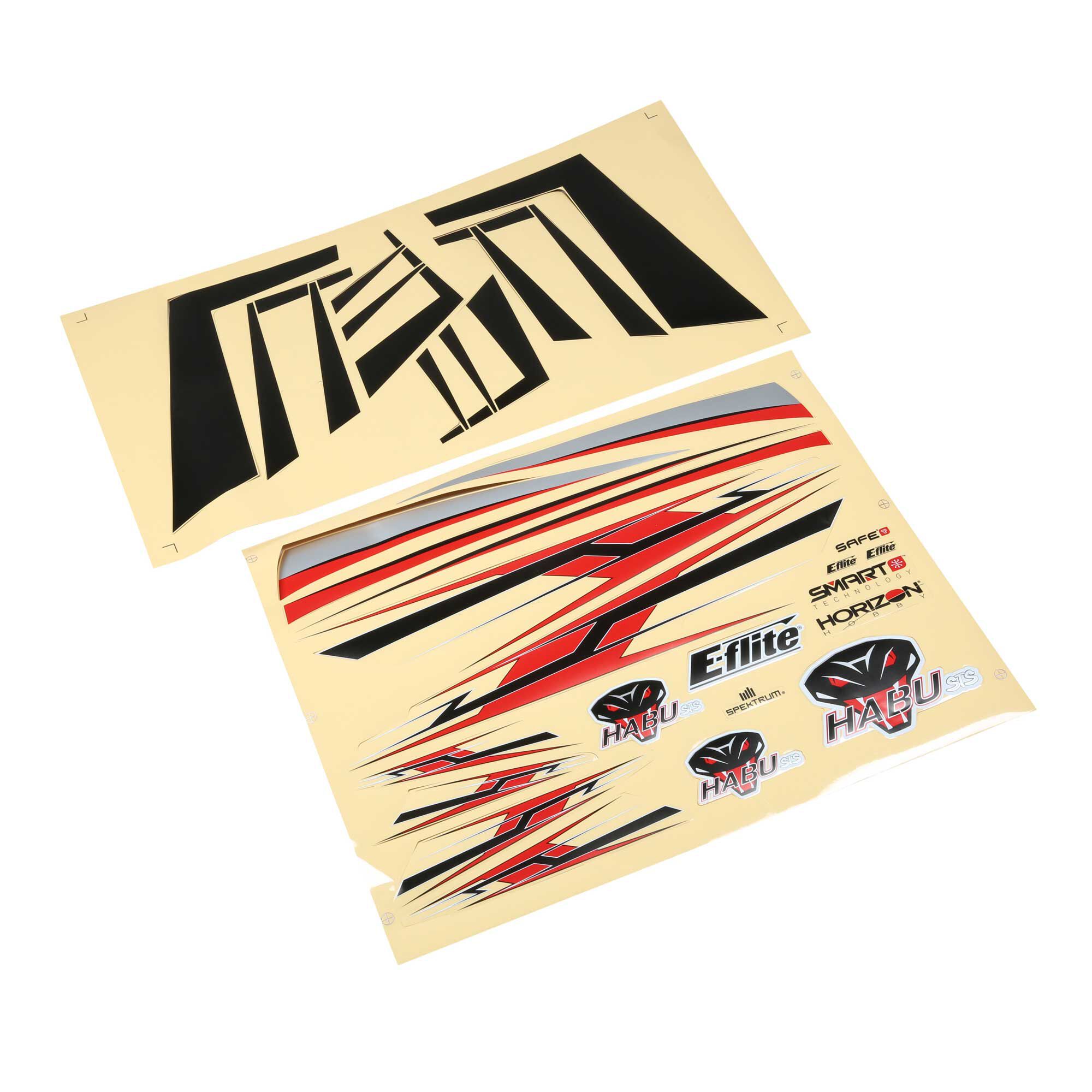 E-flite Decal Sheet: Habu STS 70mm EDF-EFL01556