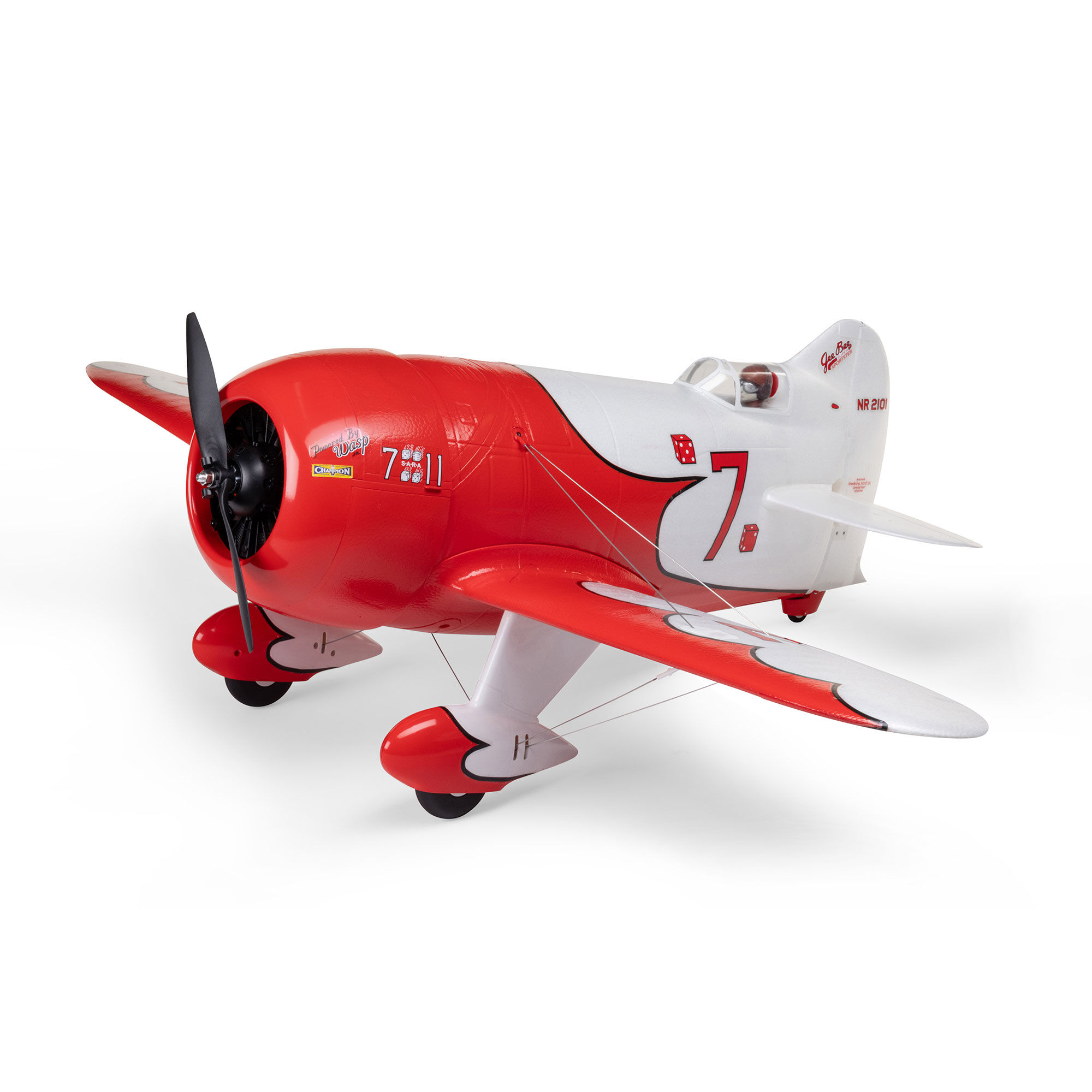 E-flite Gee Bee R-2 1.0m PNP/BNF Basic w/ AS3X+ & Safe-EFL020575