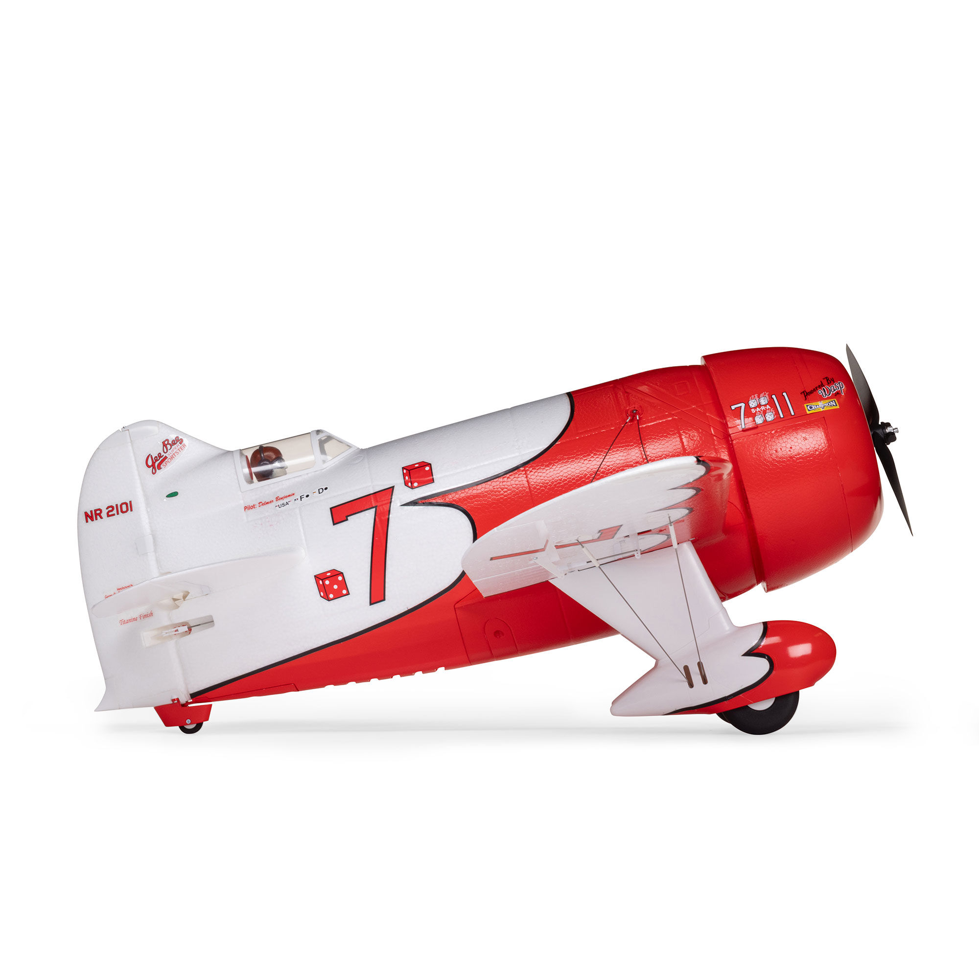 E-flite Gee Bee R-2 1.0m BNF Basic with AS3X+ and SAFE Select-EFL020550
