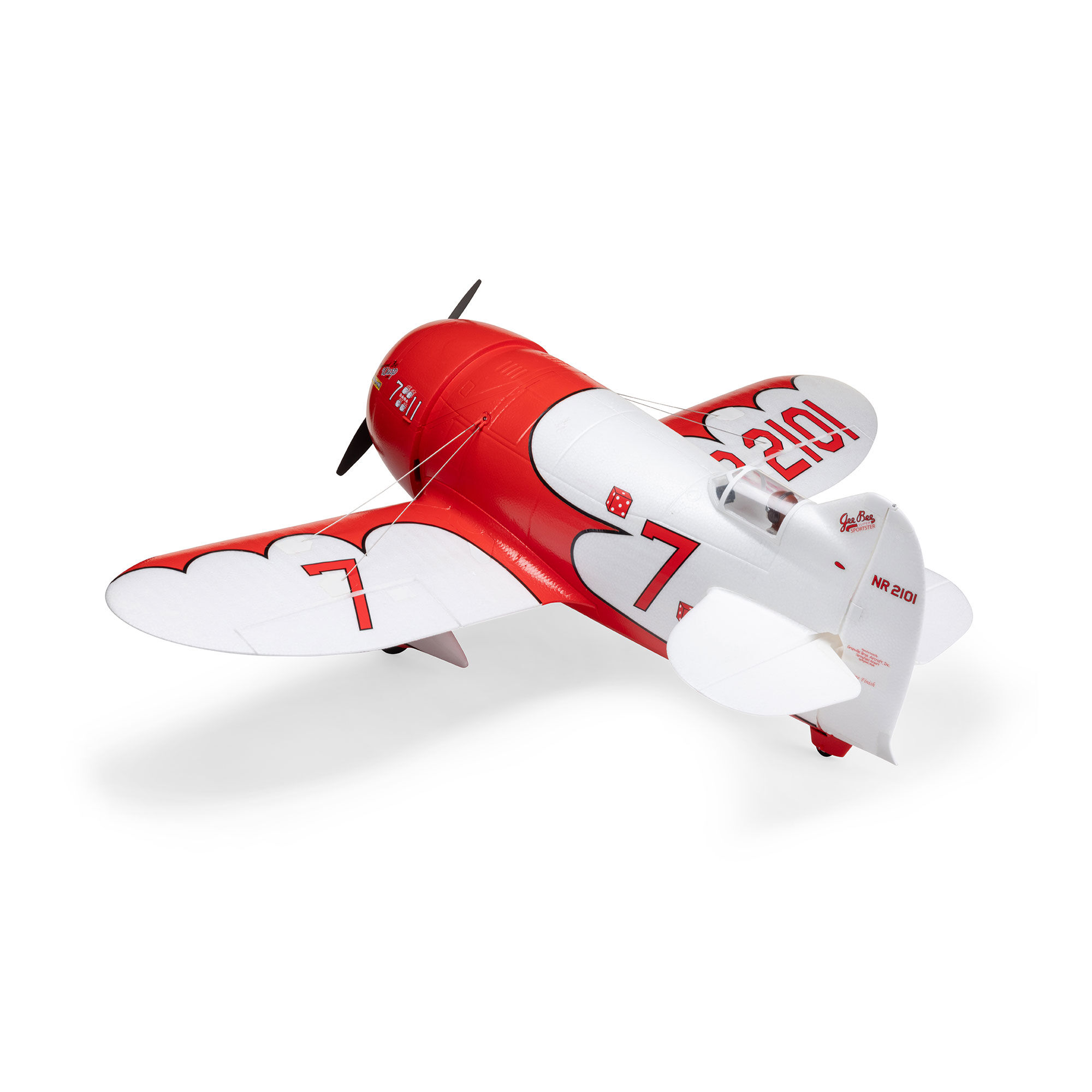 E-flite Gee Bee R-2 1.0m BNF Basic with AS3X+ and SAFE Select-EFL020550