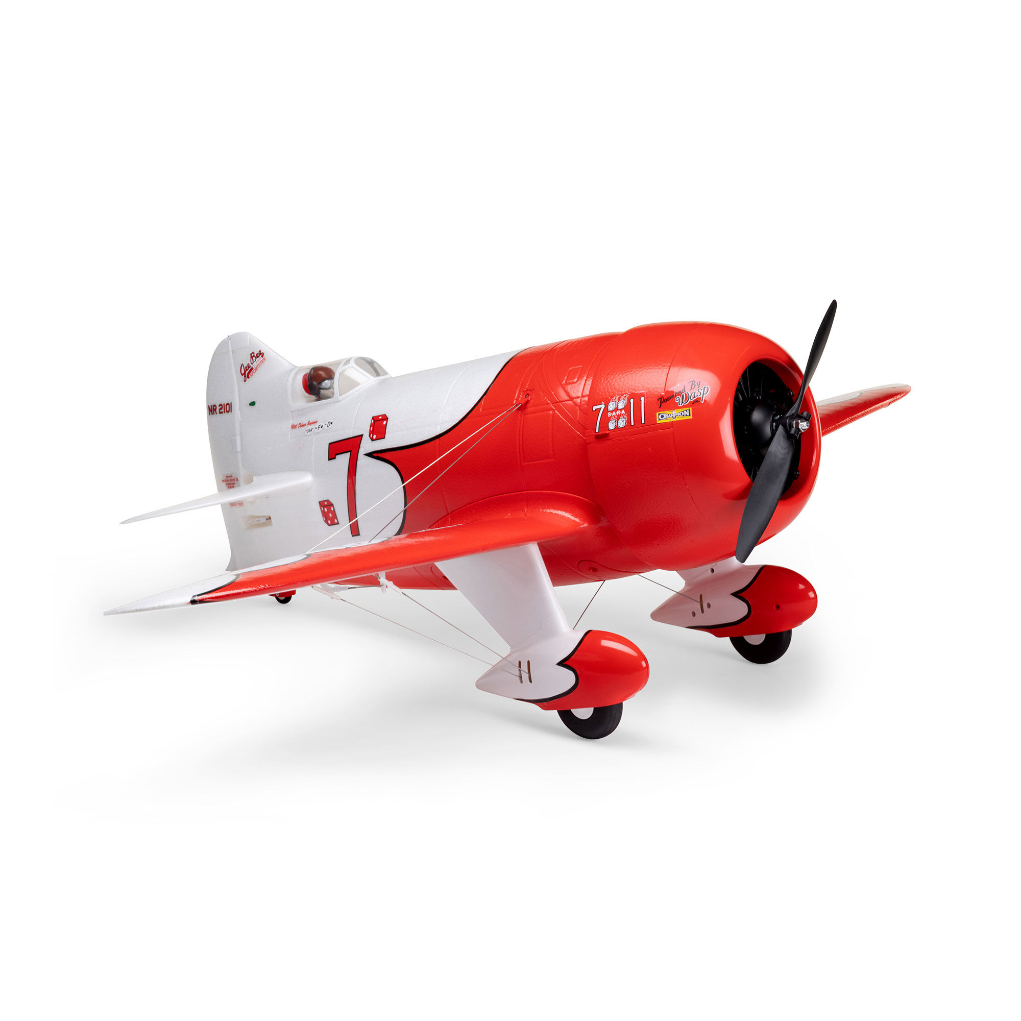E-flite Gee Bee R-2 1.0m BNF Basic with AS3X+ and SAFE Select-EFL020550