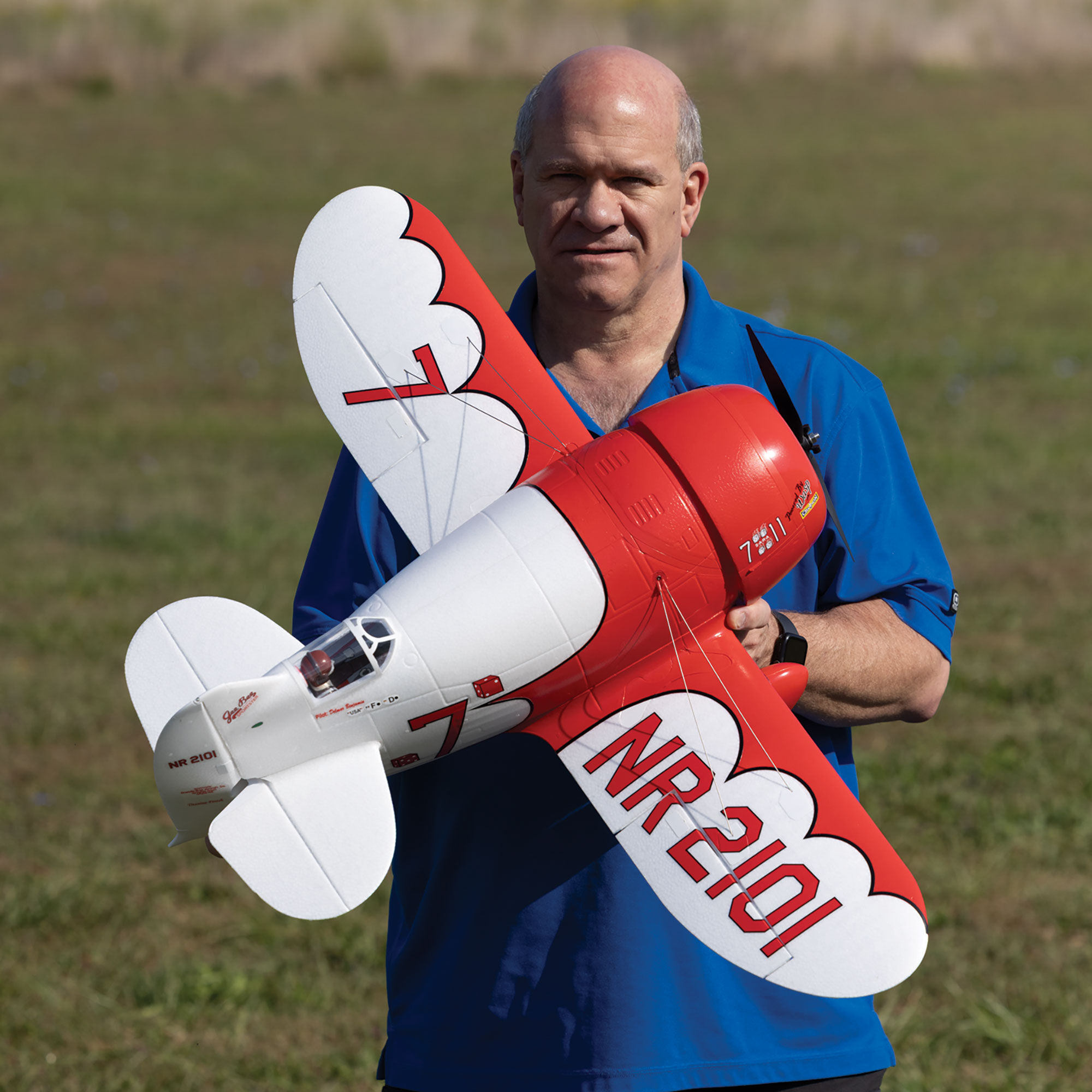 E-flite Gee Bee R-2 1.0m BNF Basic with AS3X+ and SAFE Select-EFL020550