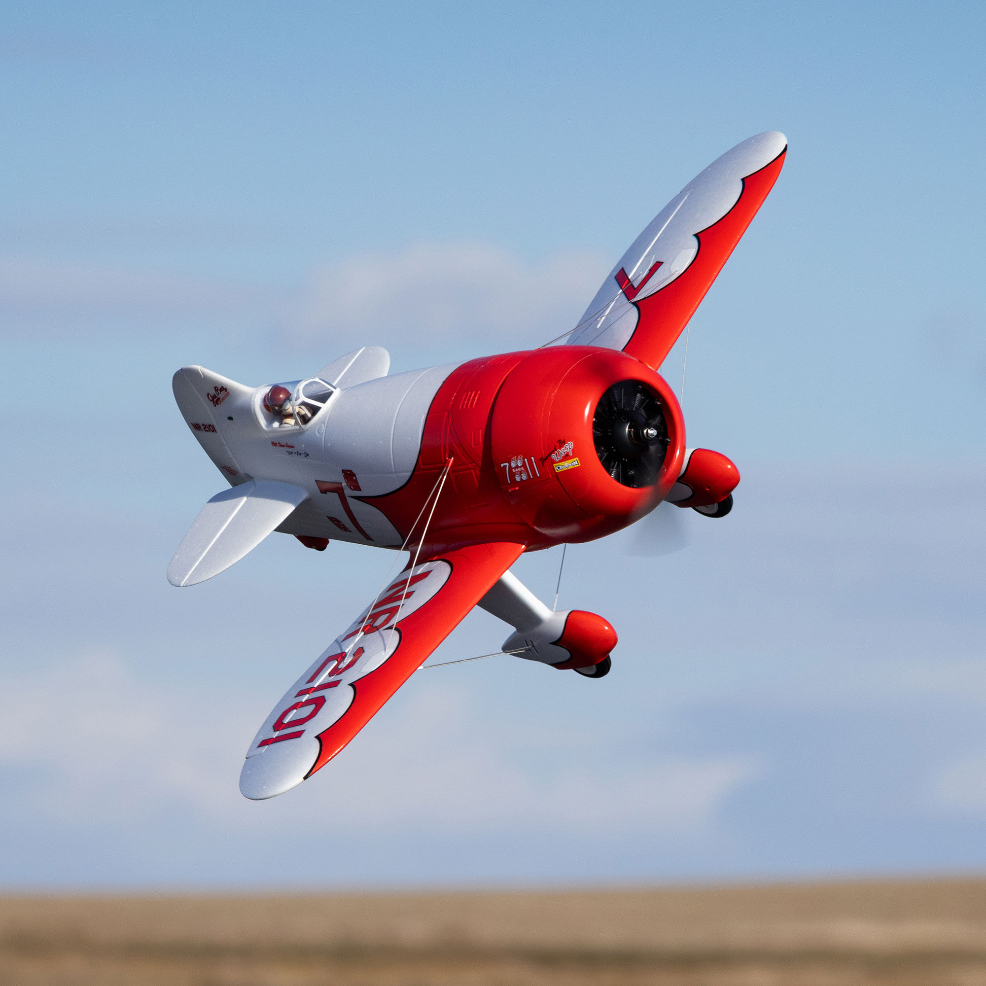 E-flite Gee Bee R-2 1.0m BNF Basic with AS3X+ and SAFE Select-EFL020550