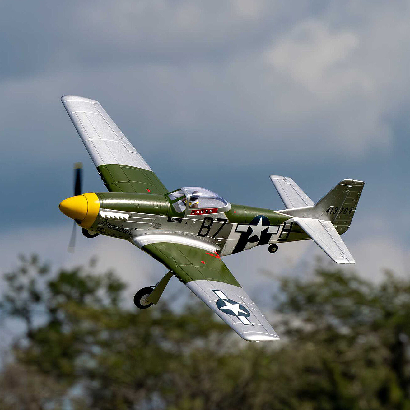 E-flite P-51D Mustang 1.0m BNF Basic with AS3X+ and SAFE Select