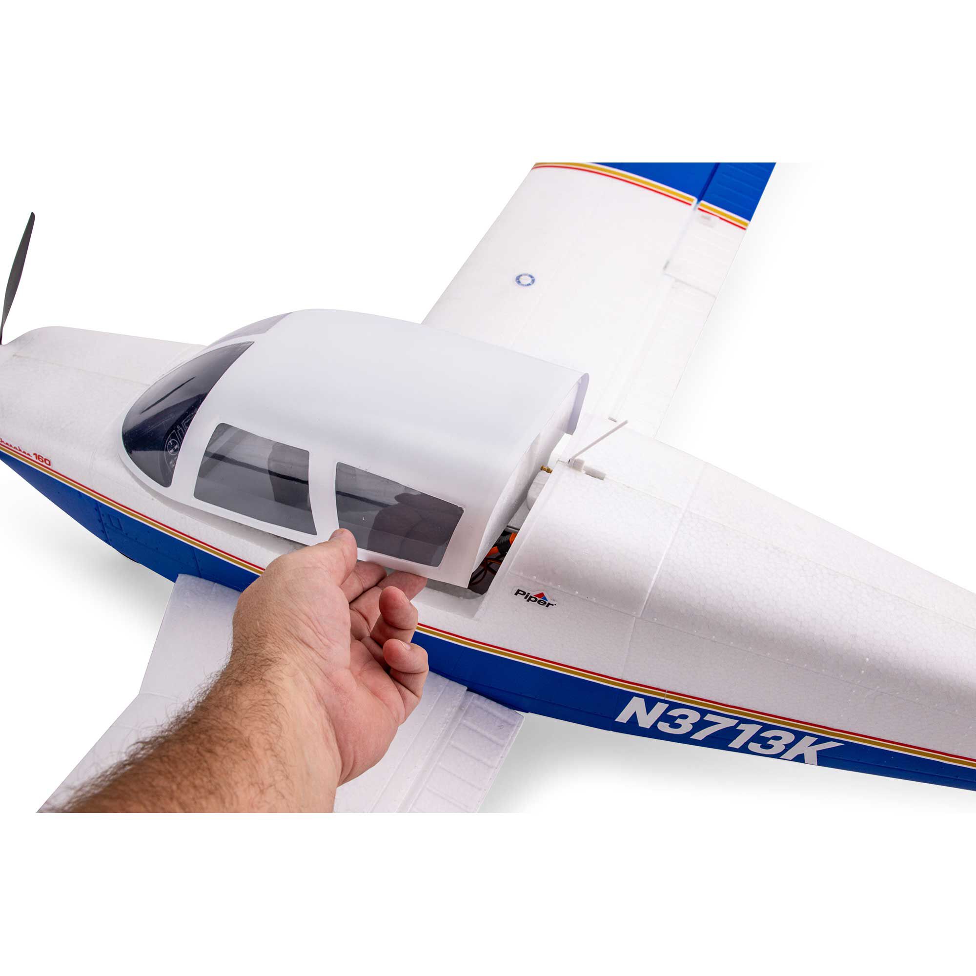 E-flite Cherokee 1300mm BNF Basic RC Warbirds Airplwith AS3X and SAFE
