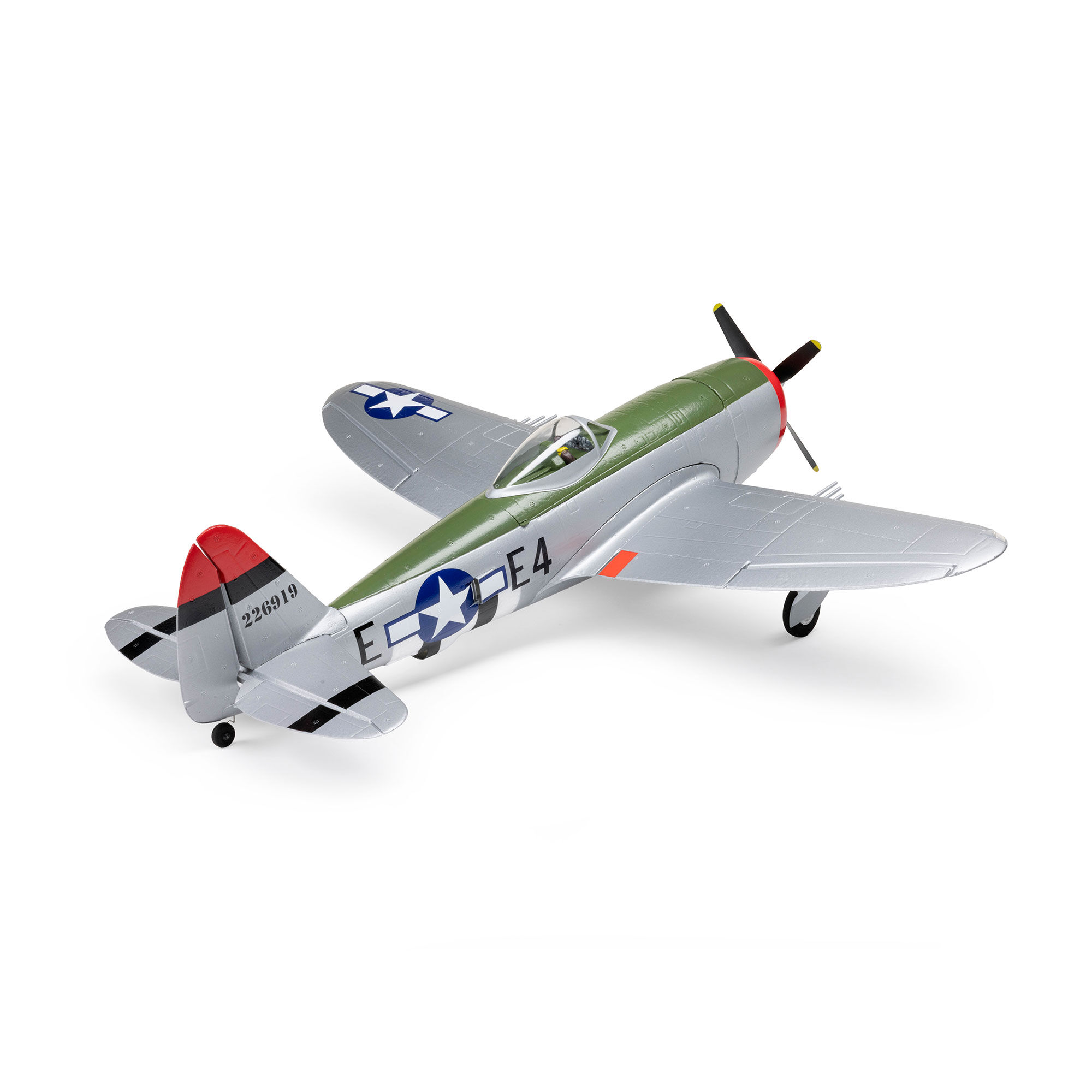 E-flite Micro P-47 Thunderbolt 625mm BNF Basic with AS3X+ and SAFE Select-EFL07050