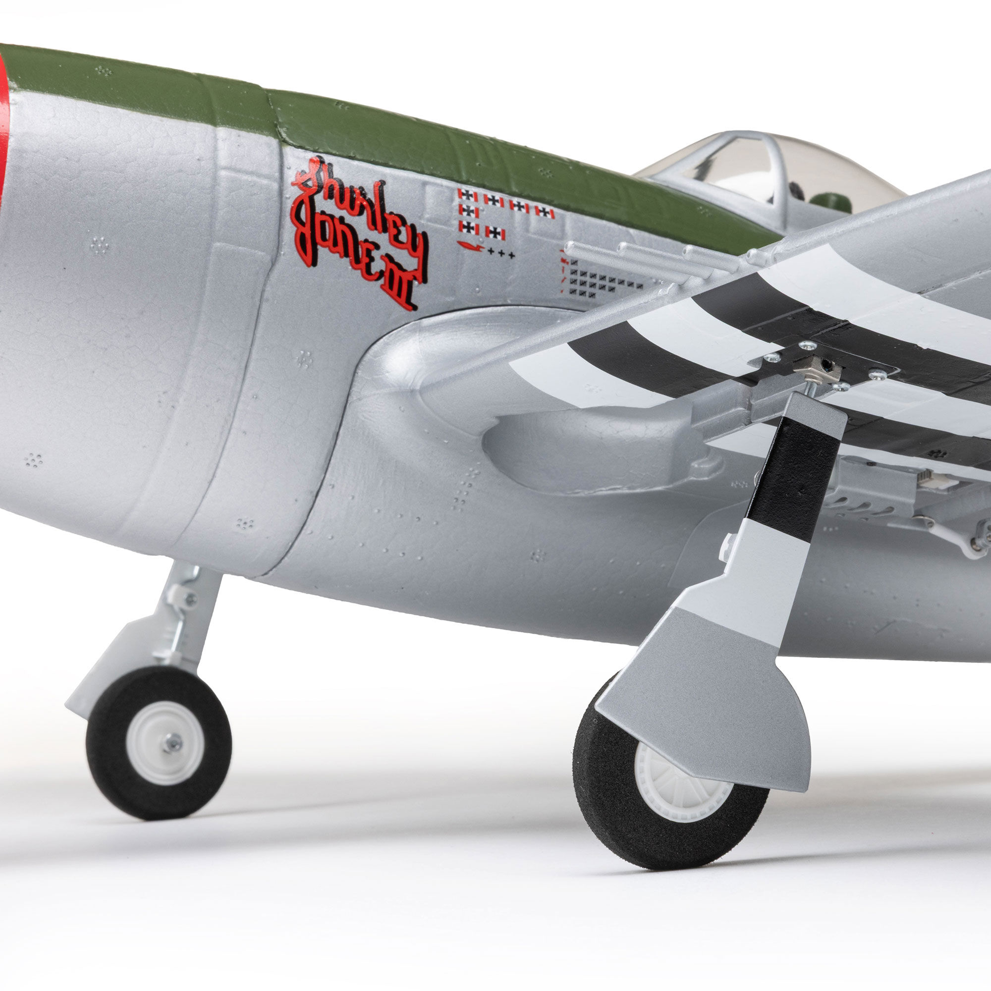 E-flite Micro P-47 Thunderbolt 625mm BNF Basic with AS3X+ and SAFE Select-EFL07050