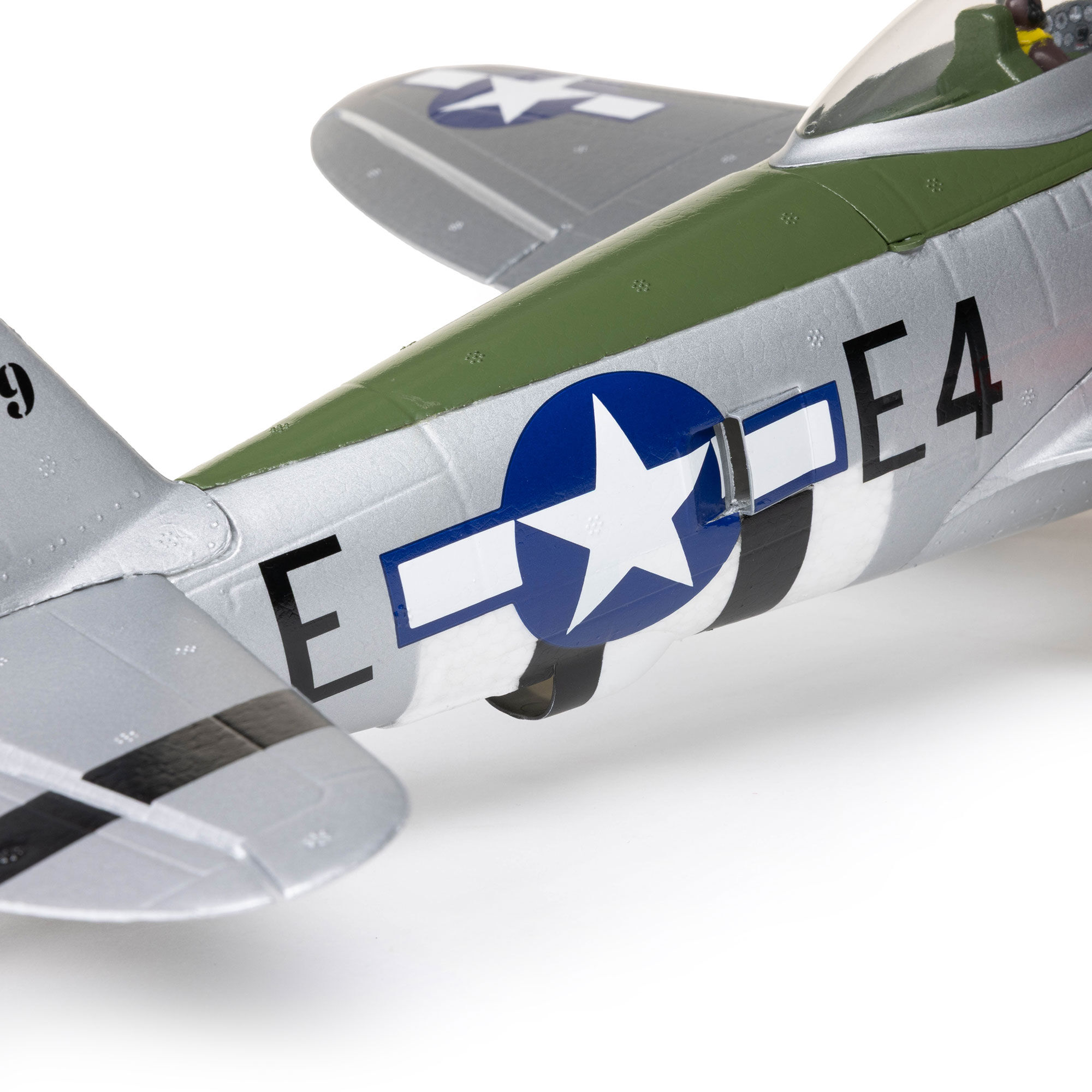 E-flite Micro P-47 Thunderbolt 625mm BNF Basic with AS3X+ and SAFE Select-EFL07050