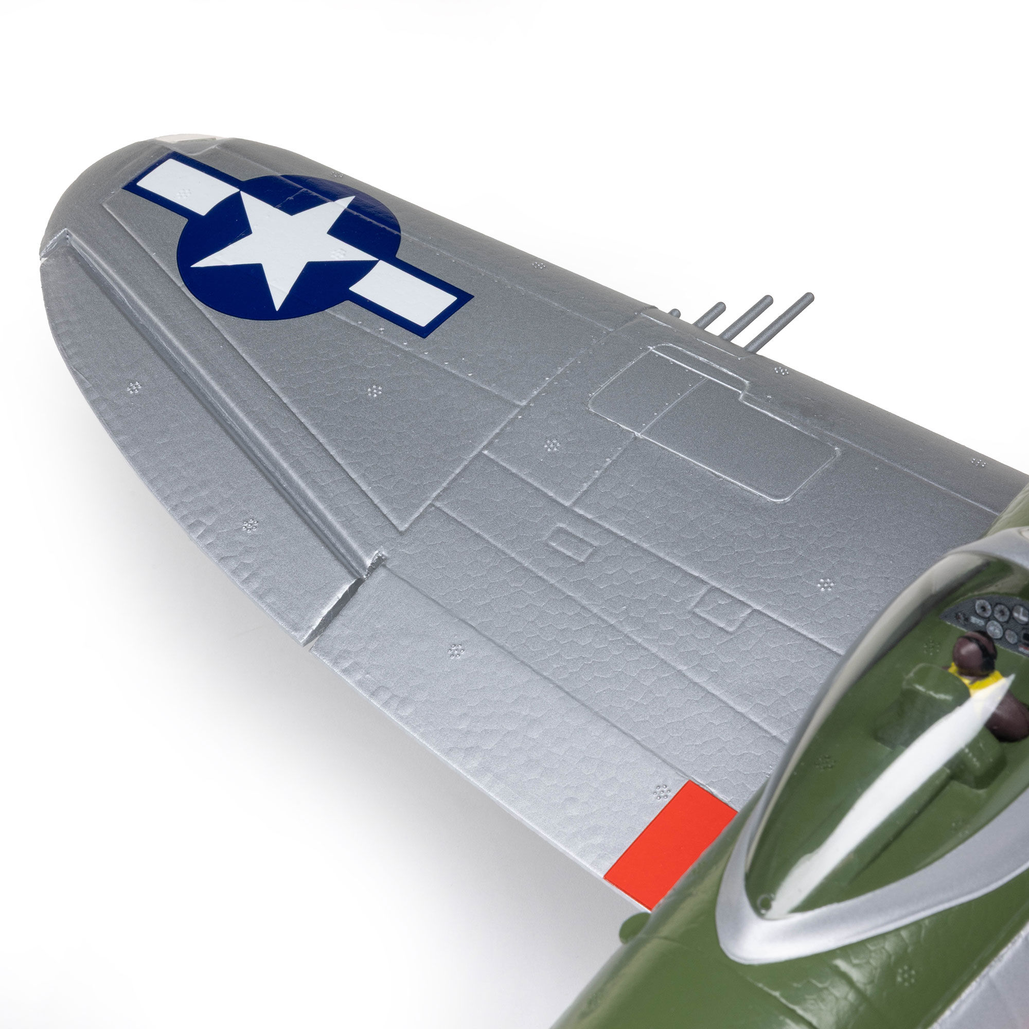 E-flite Micro P-47 Thunderbolt 625mm BNF Basic with AS3X+ and SAFE Select-EFL07050