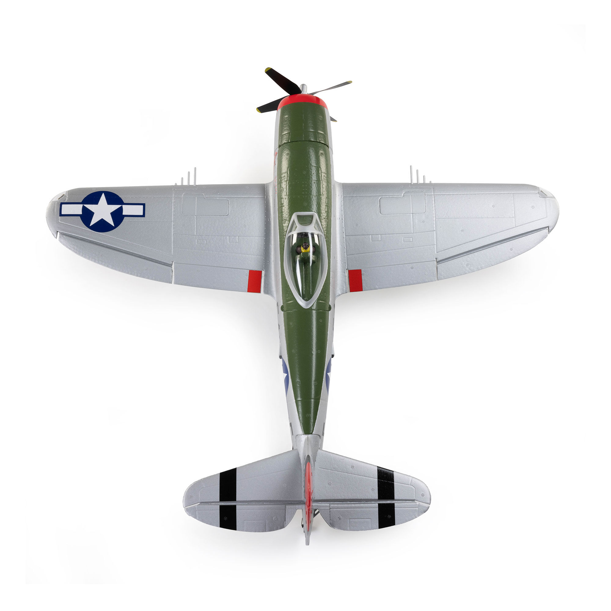 E-flite Micro P-47 Thunderbolt 625mm BNF Basic with AS3X+ and SAFE Select-EFL07050