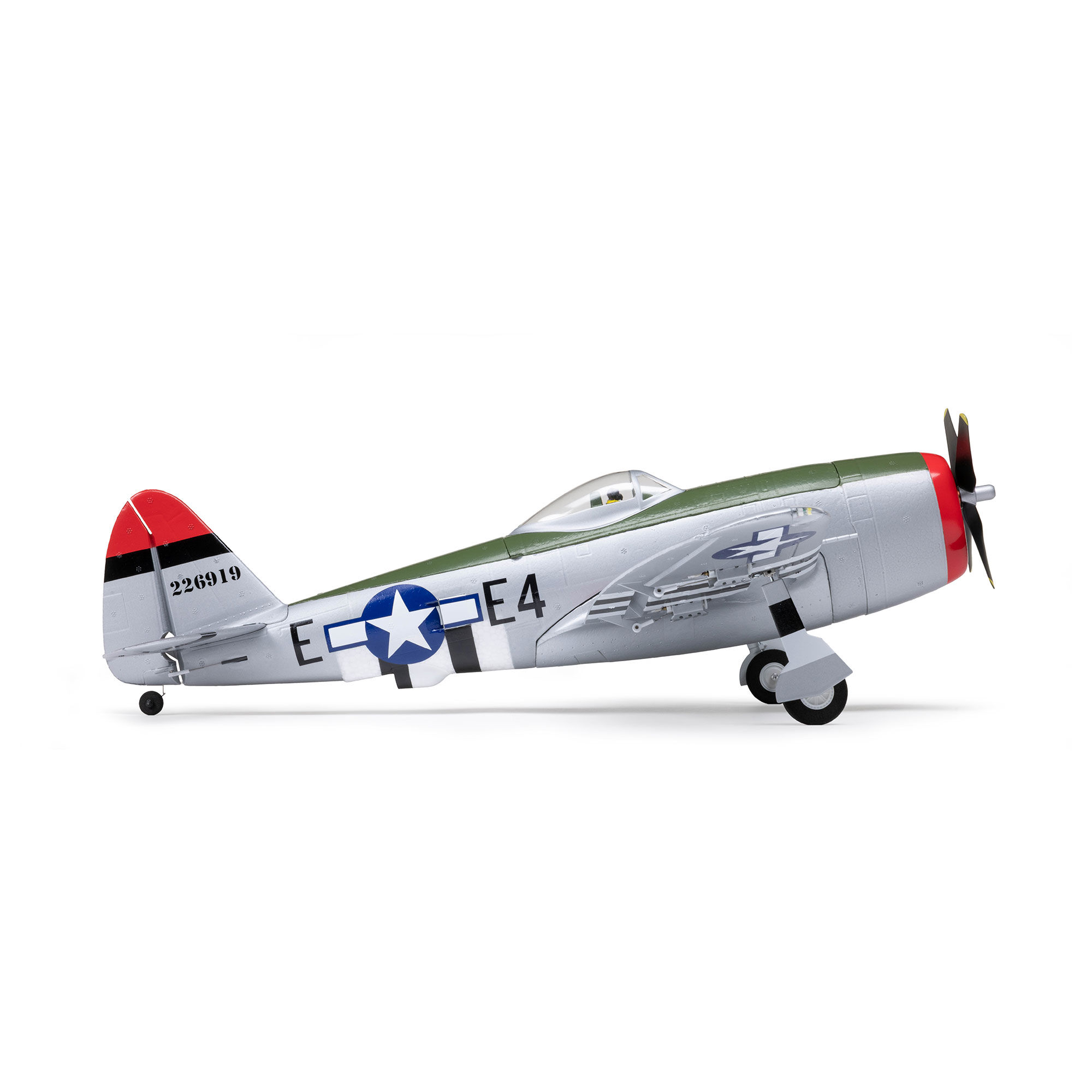 E-flite Micro P-47 Thunderbolt 625mm BNF Basic with AS3X+ and SAFE Select-EFL07050
