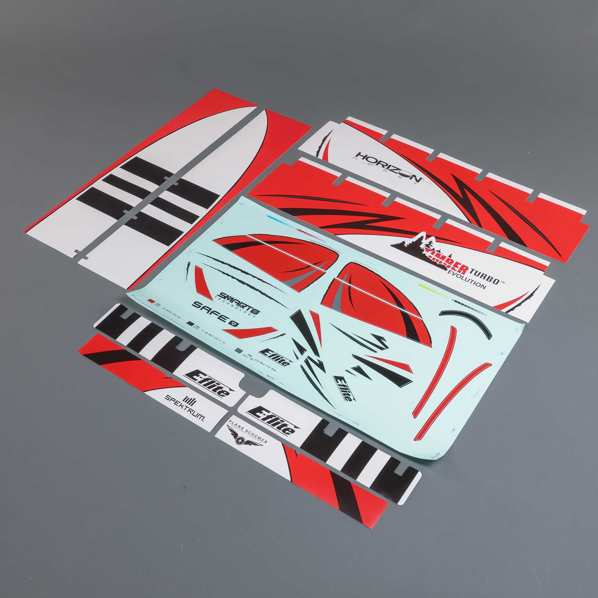 E-flite Decal Sheet: Turbo Timber Evolution 1.5m-EFL105256