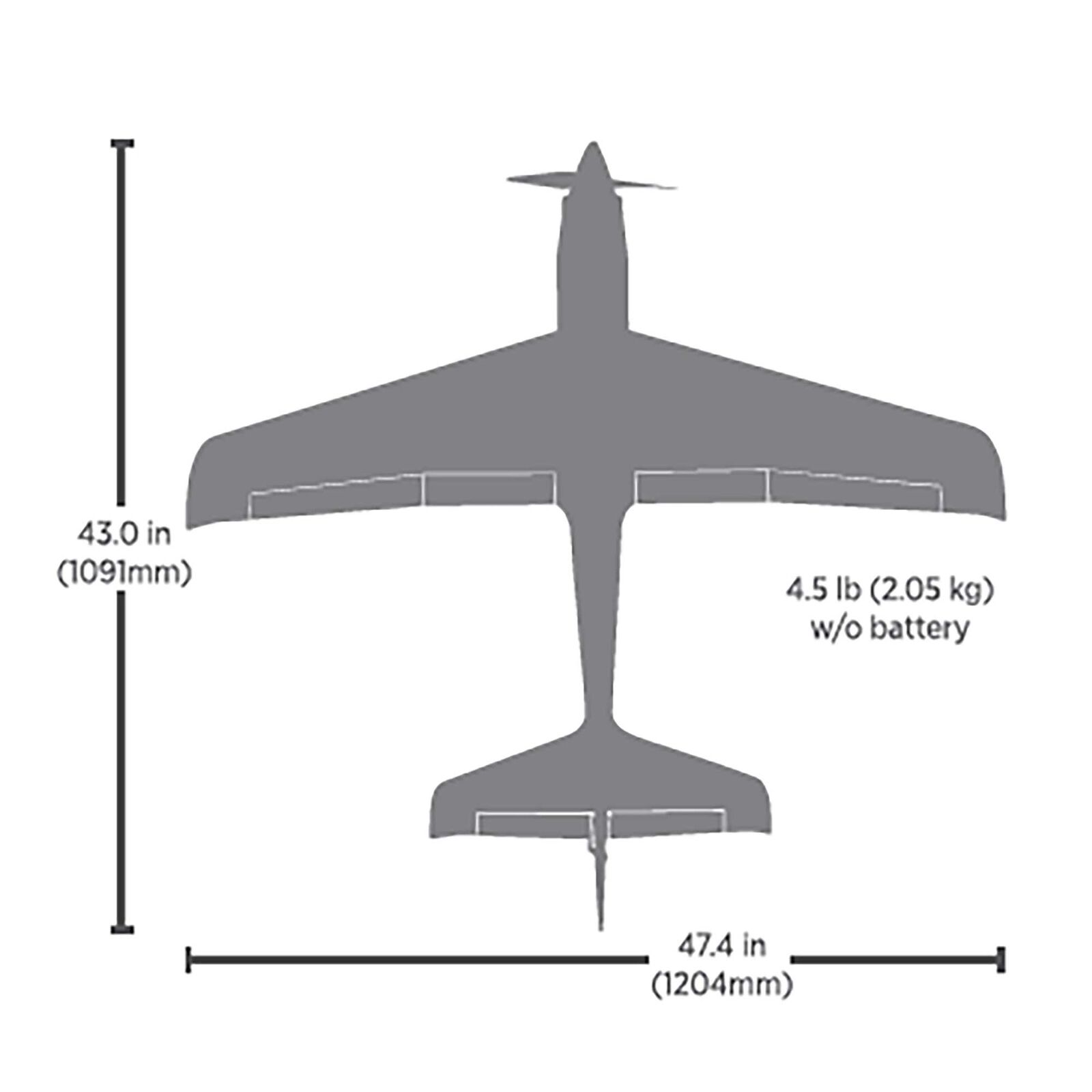 E-flite V1200 1.2m PNP-EFL120075